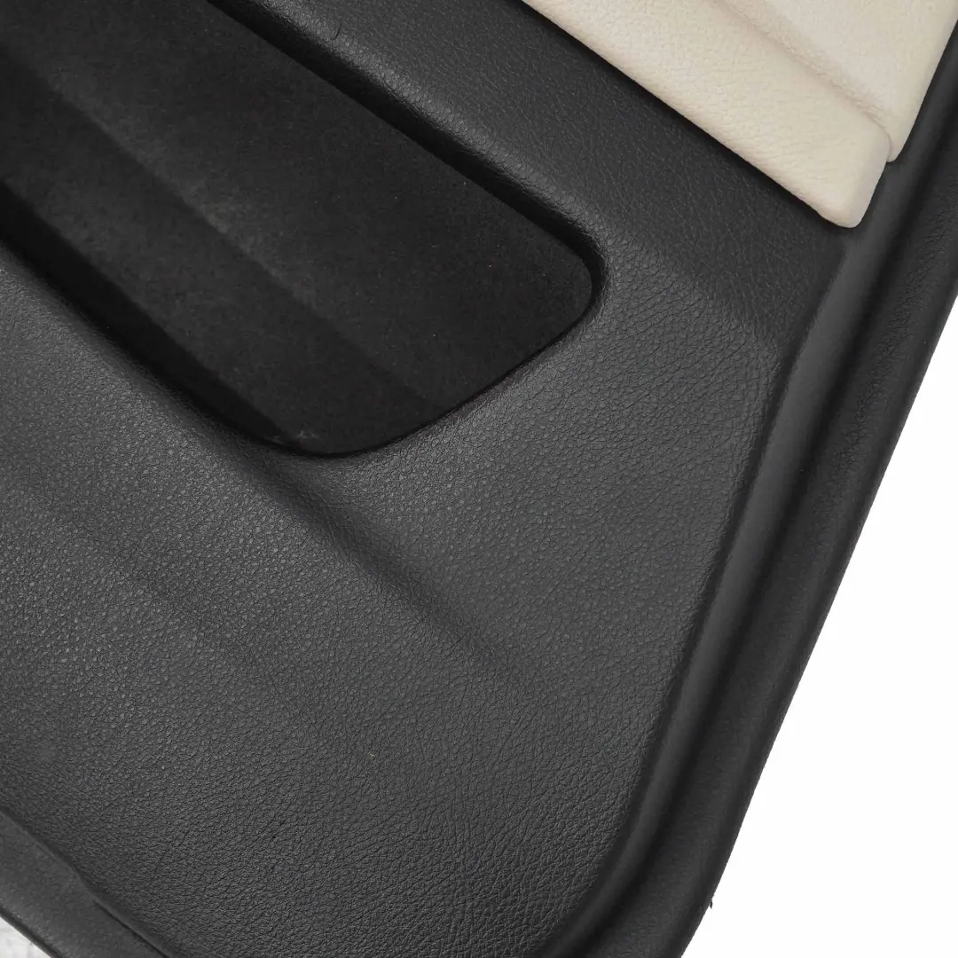 BMW F10 F11 Carte de Porte Arrière Gauche Panneau Revêtement Cuir Oyster - SKU 7273285-1 - Numéro de pièce 7273285