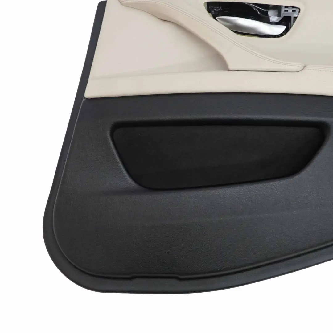 BMW F10 F11 Tarjeta de Puerta Trasera Derecha Forro Panel Cuero Oyster - SKU 7273286-1 - Número de pieza 7273286