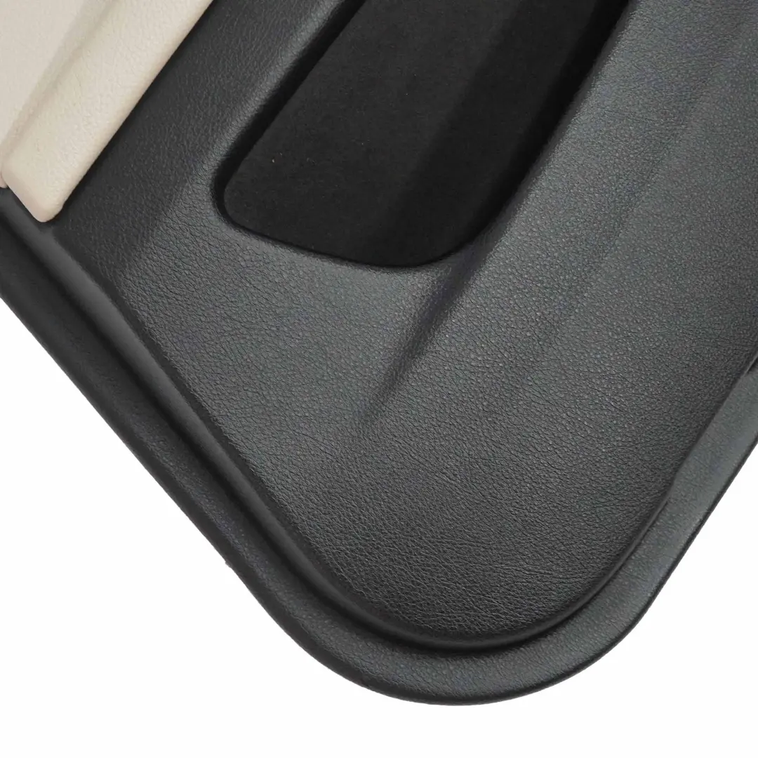 BMW F10 F11 Carte de Porte Arrière Droite Panneau Revêtement Cuir Oyster - SKU 7273286-1 - Numéro de pièce 7273286