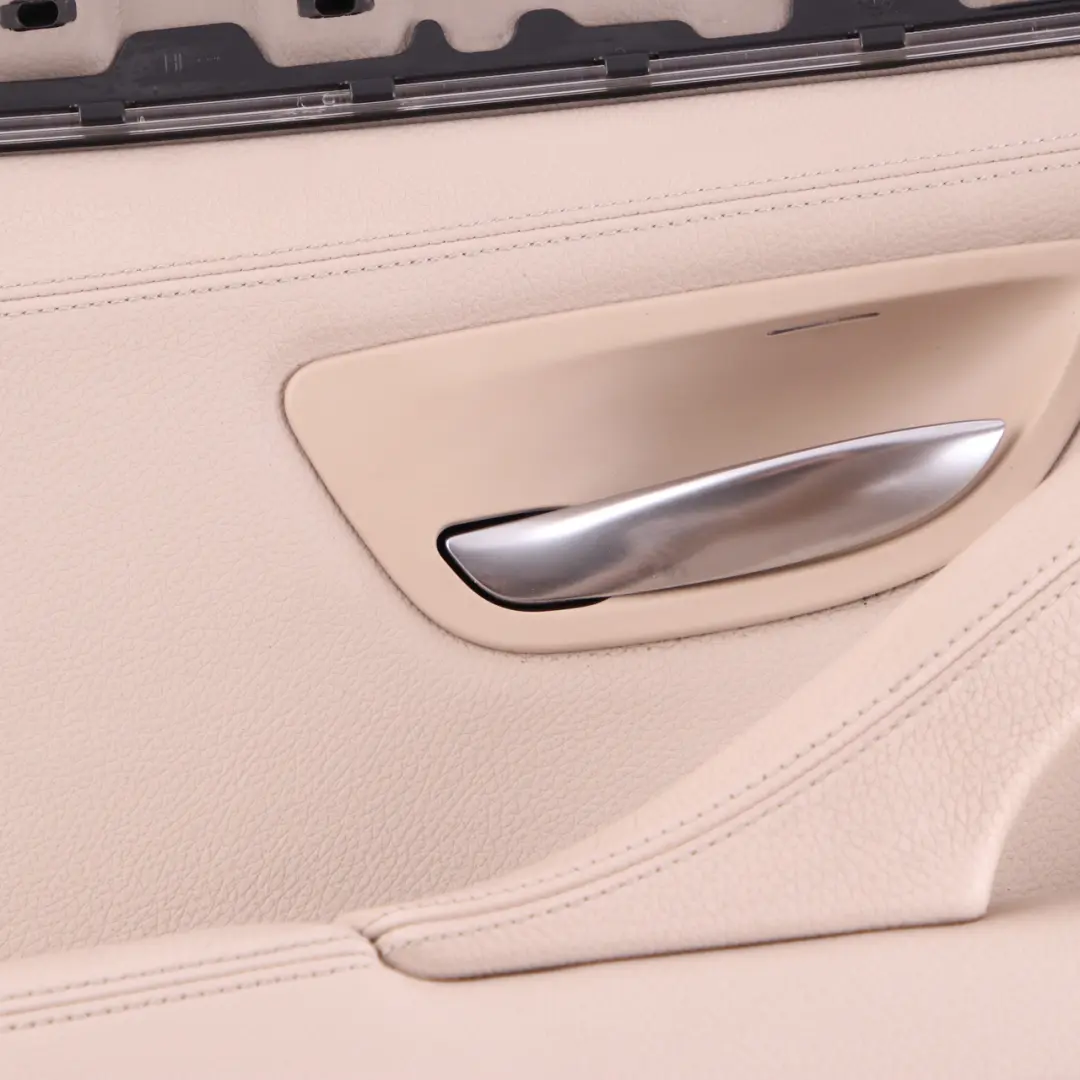 Door Card Rear Left N/S Lining Panel Leather Dakota Oyster to BMW F10 F11 with Part number 7273287 BMW F10 F11 Door Card Rear Left N/S Lining Panel Leather Dakota Oyster - SKU 7273287 - Part number 7273287