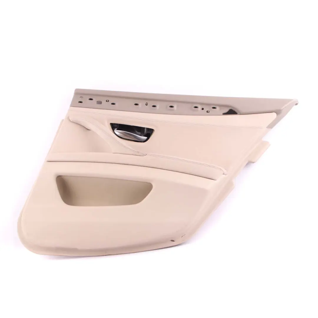 Door Card Rear Right O/S Lining Panel Leather Dakota Oyster to BMW F10 F11 with Part number 7273288 BMW F10 F11 Door Card Rear Right O/S Lining Panel Leather Dakota Oyster - SKU 7273288-1 - Part number 7273288