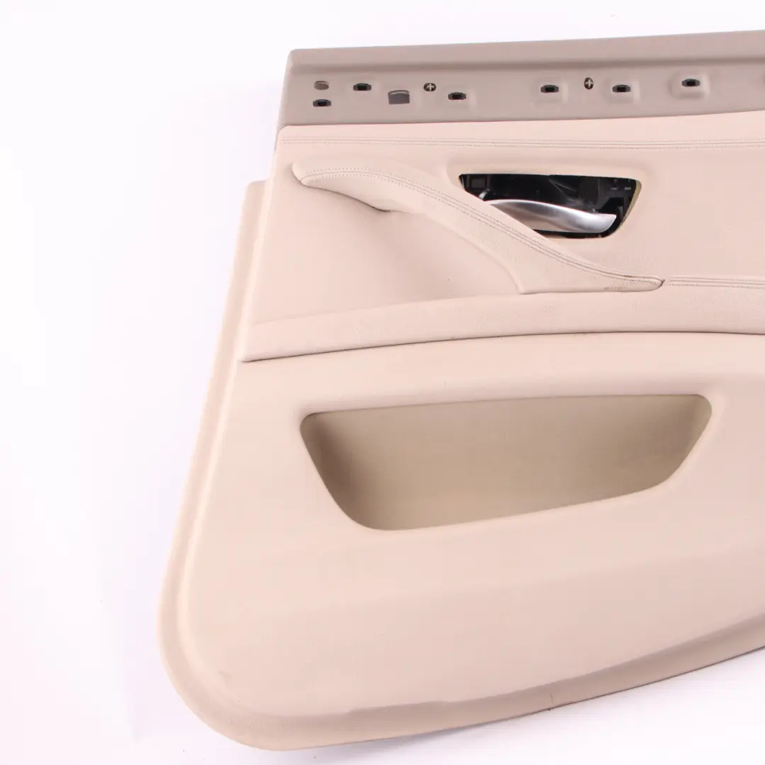 Door Card Rear Right O/S Lining Panel Leather Dakota Oyster to BMW F10 F11 with Part number 7273288 BMW F10 F11 Door Card Rear Right O/S Lining Panel Leather Dakota Oyster - SKU 7273288-1 - Part number 7273288