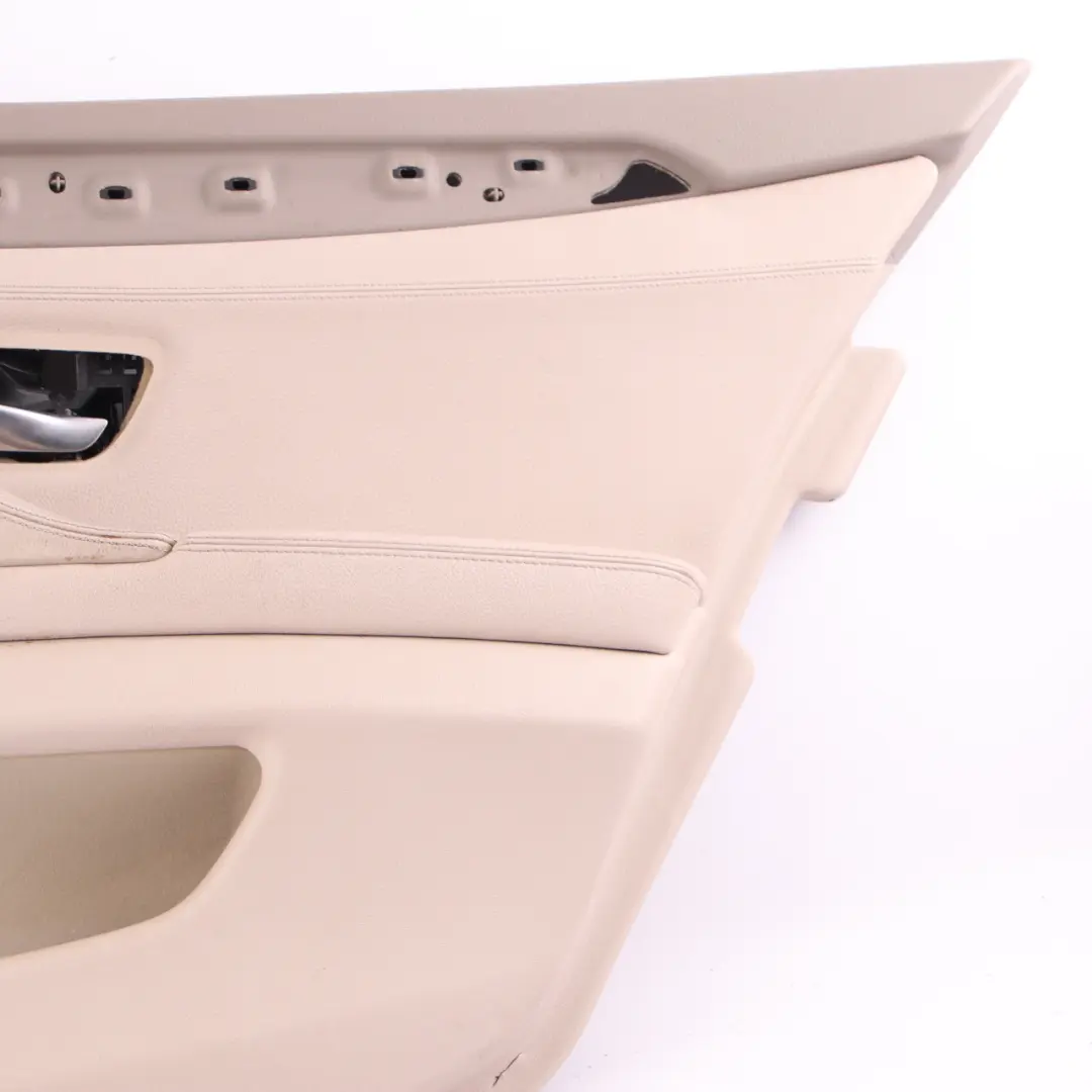 Door Card Rear Right O/S Lining Panel Leather Dakota Oyster to BMW F10 F11 with Part number 7273288 BMW F10 F11 Door Card Rear Right O/S Lining Panel Leather Dakota Oyster - SKU 7273288-1 - Part number 7273288