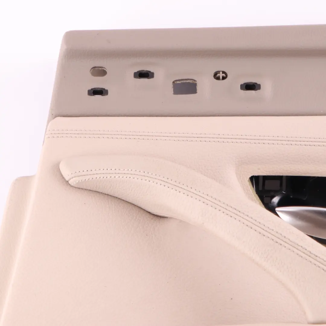 Door Card Rear Right O/S Lining Panel Leather Dakota Oyster to BMW F10 F11 with Part number 7273288 BMW F10 F11 Door Card Rear Right O/S Lining Panel Leather Dakota Oyster - SKU 7273288-1 - Part number 7273288