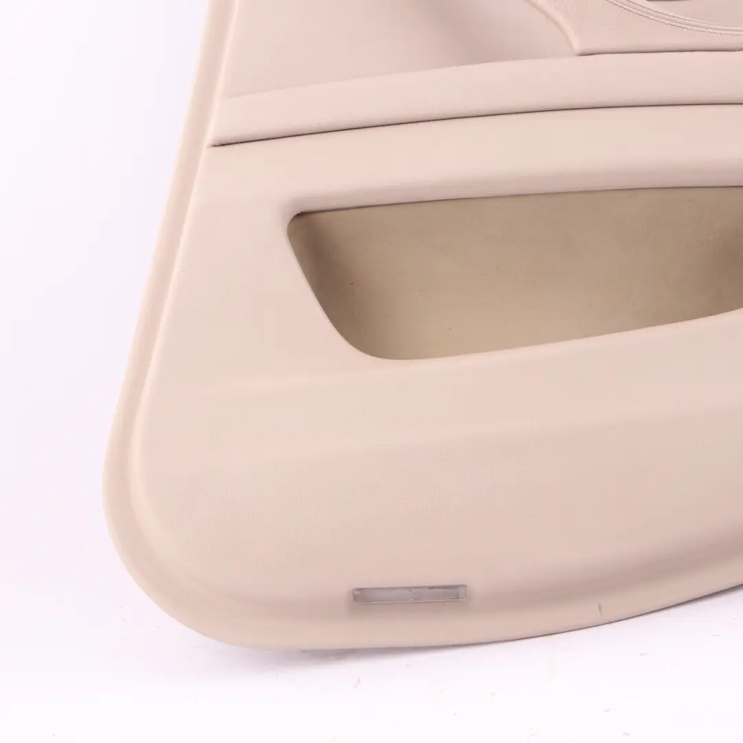Door Card Rear Right O/S Lining Panel Leather Dakota Oyster to BMW F10 F11 with Part number 7273288 BMW F10 F11 Door Card Rear Right O/S Lining Panel Leather Dakota Oyster - SKU 7273288 - Part number 7273288