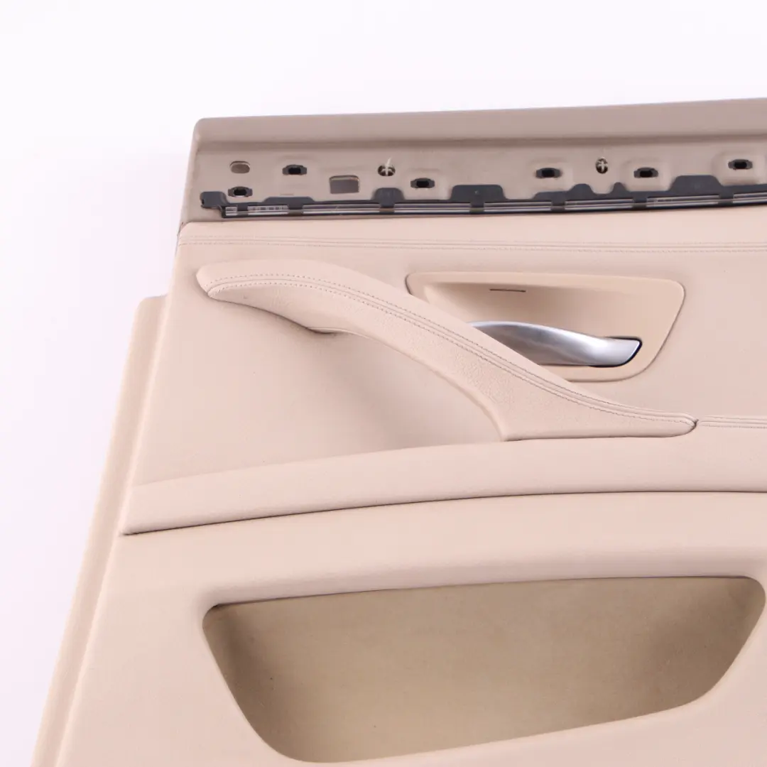 Door Card Rear Right O/S Lining Panel Leather Dakota Oyster to BMW F10 F11 with Part number 7273288 BMW F10 F11 Door Card Rear Right O/S Lining Panel Leather Dakota Oyster - SKU 7273288 - Part number 7273288