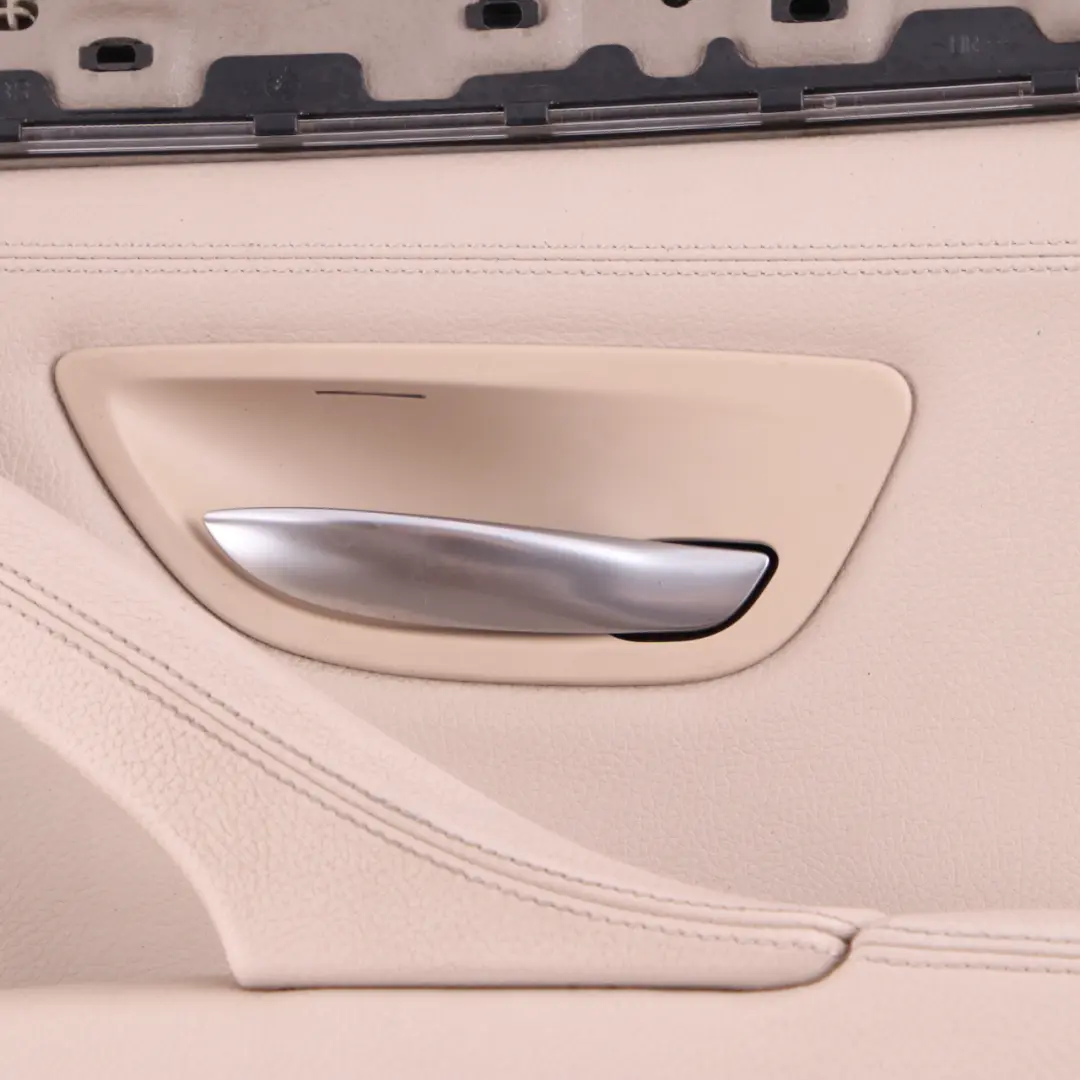 Door Card Rear Right O/S Lining Panel Leather Dakota Oyster to BMW F10 F11 with Part number 7273288 BMW F10 F11 Door Card Rear Right O/S Lining Panel Leather Dakota Oyster - SKU 7273288 - Part number 7273288