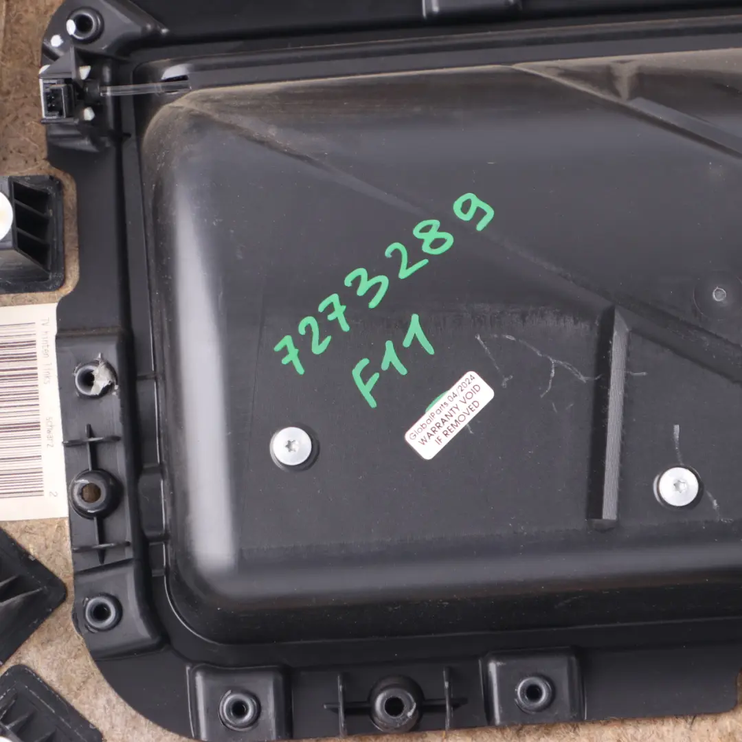 Door Card Rear Left N/S Lining Panel Leather Cinnamon Brown to BMW F10 F11 with Part number 7273289 BMW F10 F11 Door Card Rear Left N/S Lining Panel Leather Cinnamon Brown - SKU 7273289 - Part number 7273289