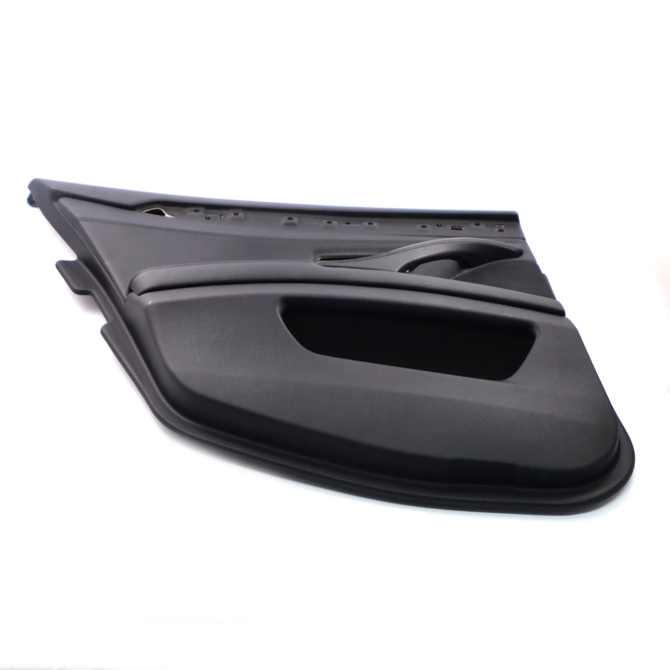 BMW F10 F11 Scheda Porta Posteriore Sinistra Fodera Pannello HiFi Pelle Nero