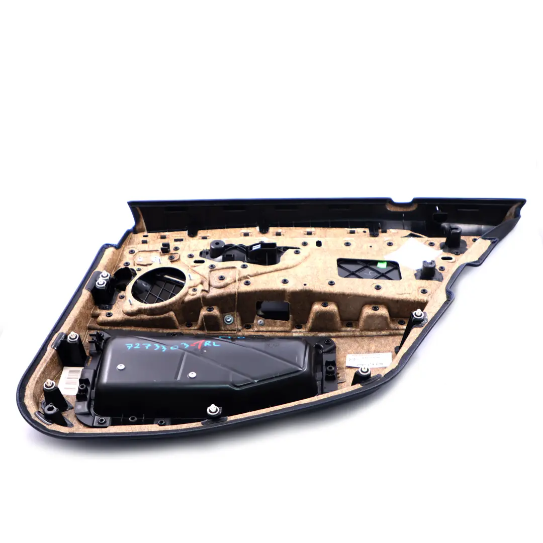 Scheda Porta Posteriore Sinistra Fodera Pannello HiFi Pelle Nero per BMW F10 F11 con numero di parte 7273303 BMW F10 F11 Scheda Porta Posteriore Sinistra Fodera Pannello HiFi Pelle Nero - SKU 7273303-1 - Numero di parte 7273303