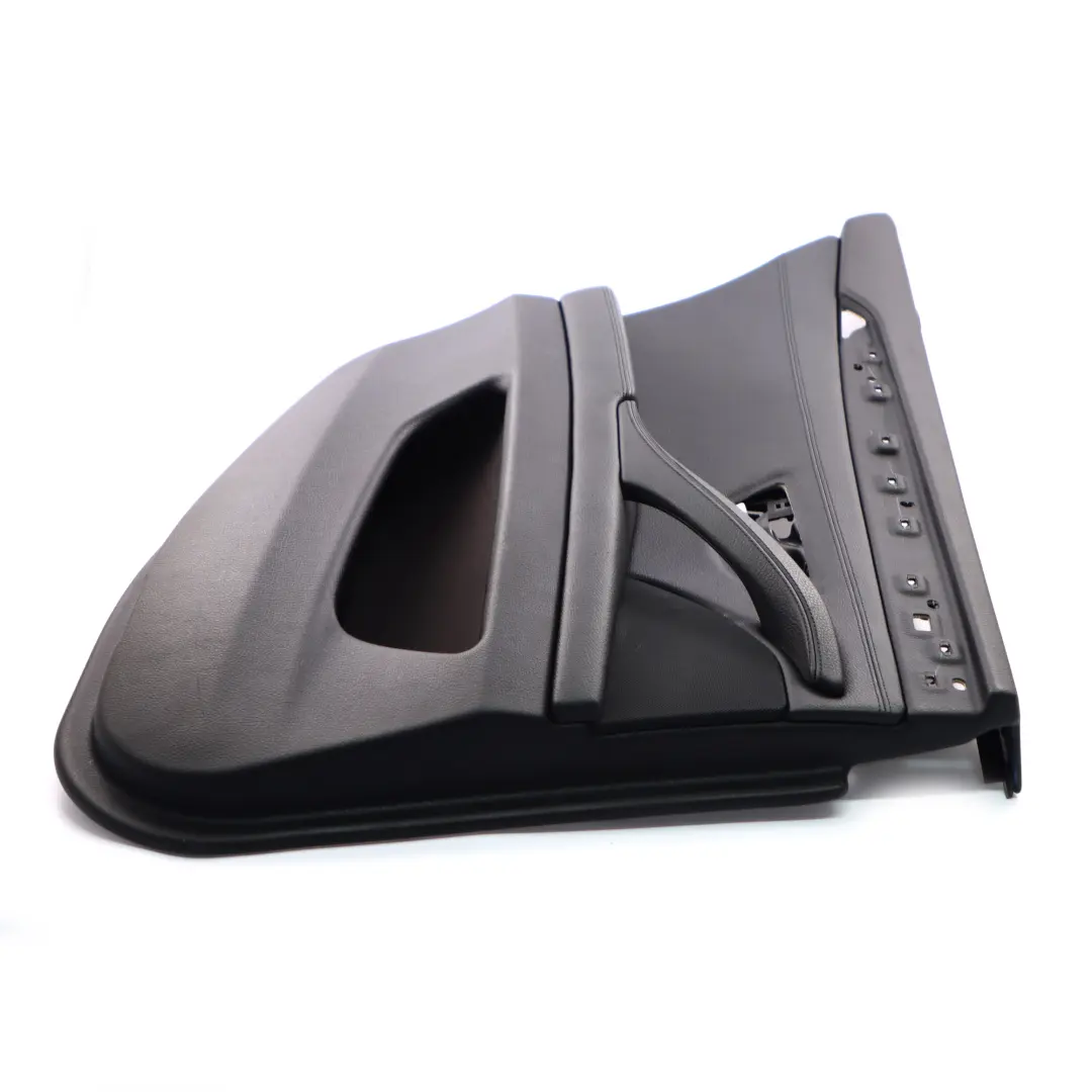 Tapicerka Boczek Panel Drzwi Lewy Tył Czarna Skóra do BMW F10 F11 o numerze 7273303 BMW F10 F11 Tapicerka Boczek Panel Drzwi Lewy Tył Czarna Skóra - SKU 7273303-1 - Numer Części 7273303