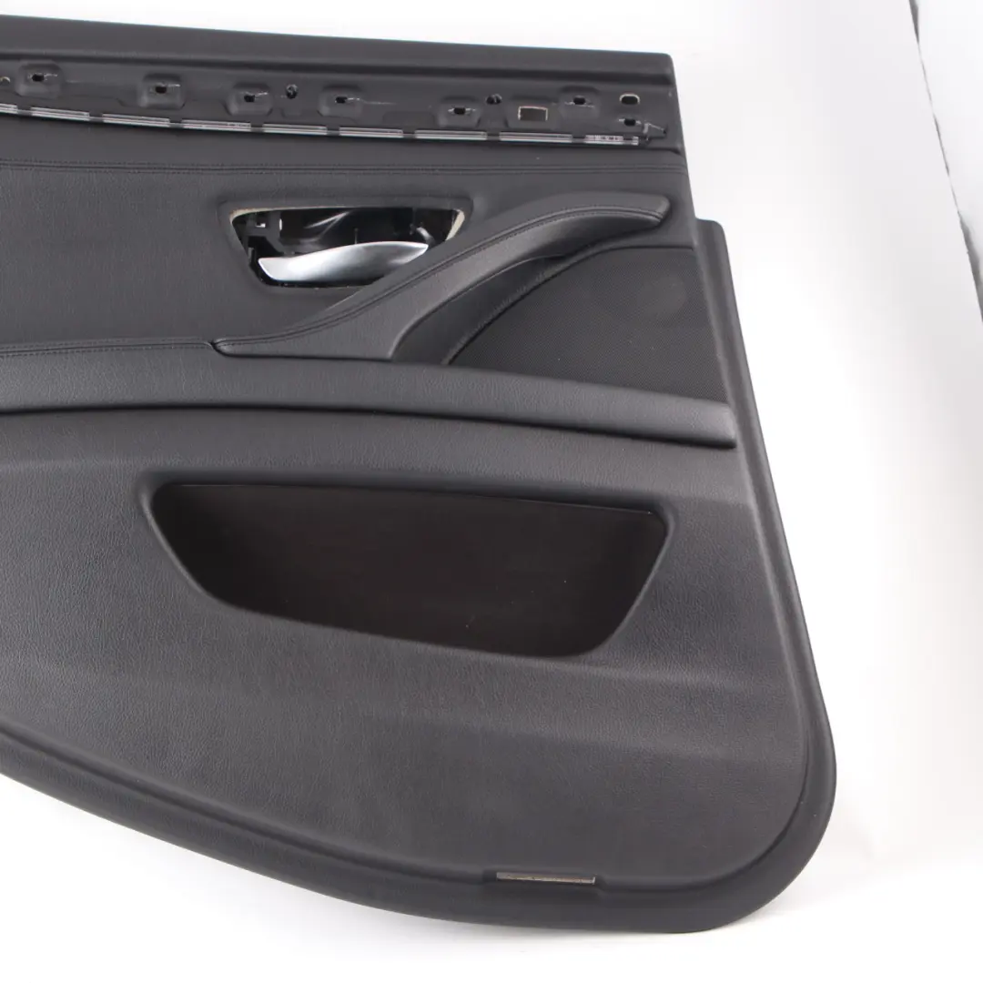 BMW F10 F11 Scheda Porta Posteriore Sinistra Fodera Pannello HiFi Pelle Nero - SKU 7273303 - Numero di parte 7273303