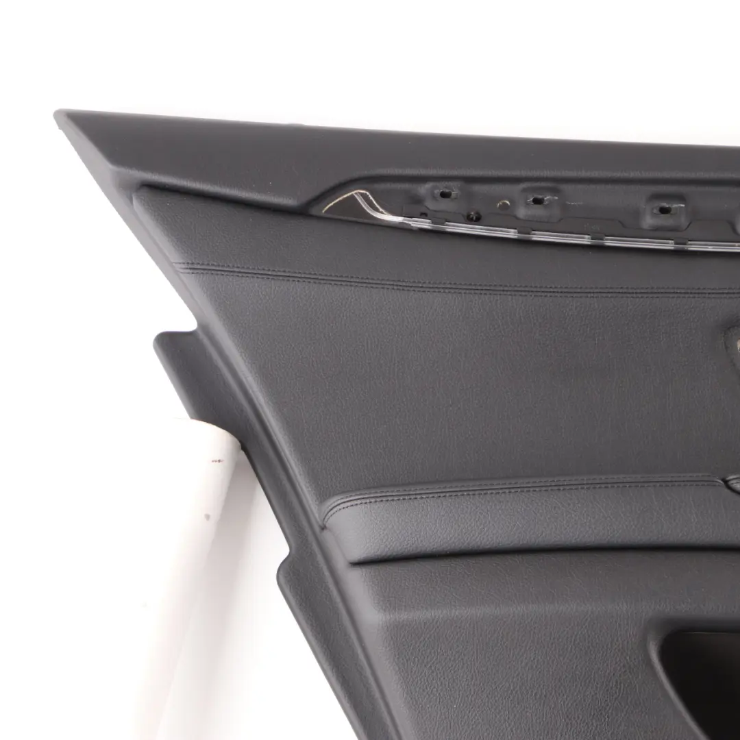 BMW F10 F11 Scheda Porta Posteriore Sinistra Fodera Pannello HiFi Pelle Nero - SKU 7273303 - Numero di parte 7273303