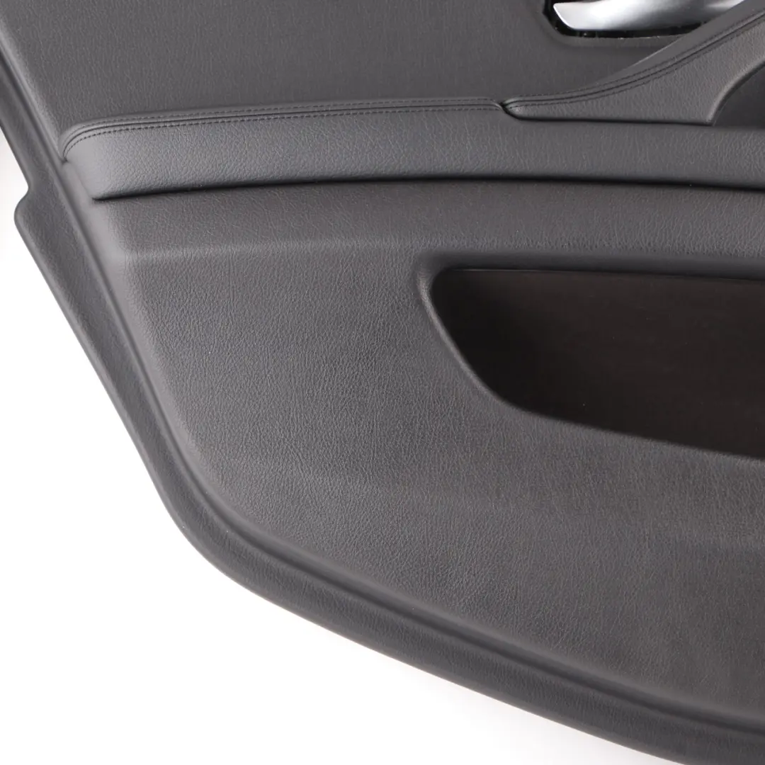 Tarjeta Puerta Trasera Izquierda Forro Panel HiFi Cuero Negro para BMW F10 F11 con número de pieza 7273303 BMW F10 F11 Tarjeta Puerta Trasera Izquierda Forro Panel HiFi Cuero Negro - SKU 7273303 - Número de pieza 7273303