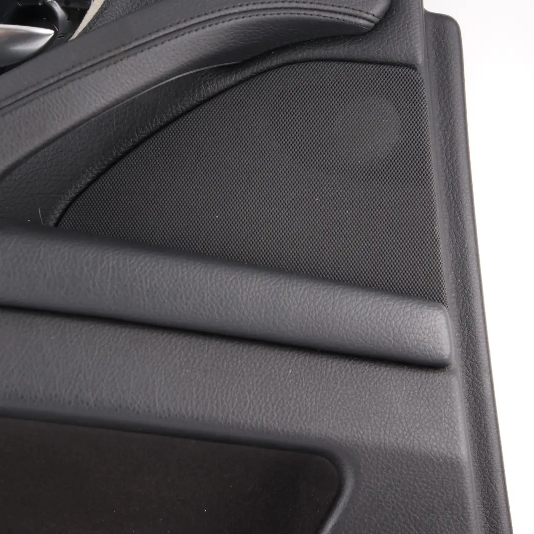 BMW F10 F11 Türkarte hinten links Verkleidung Panel HiFi Leder Schwarz - SKU 7273303 - Teilenummer 7273303
