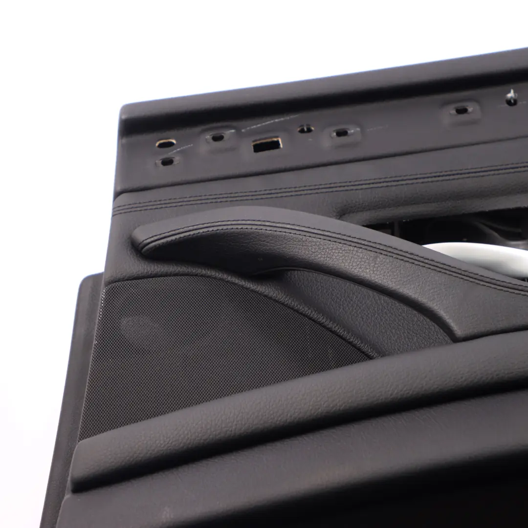 BMW F10 F11 Tarjeta de Puerta Trasera Derecha Forro HiFi Cuero Negro - SKU 7273304-1 - Número de pieza 7273304