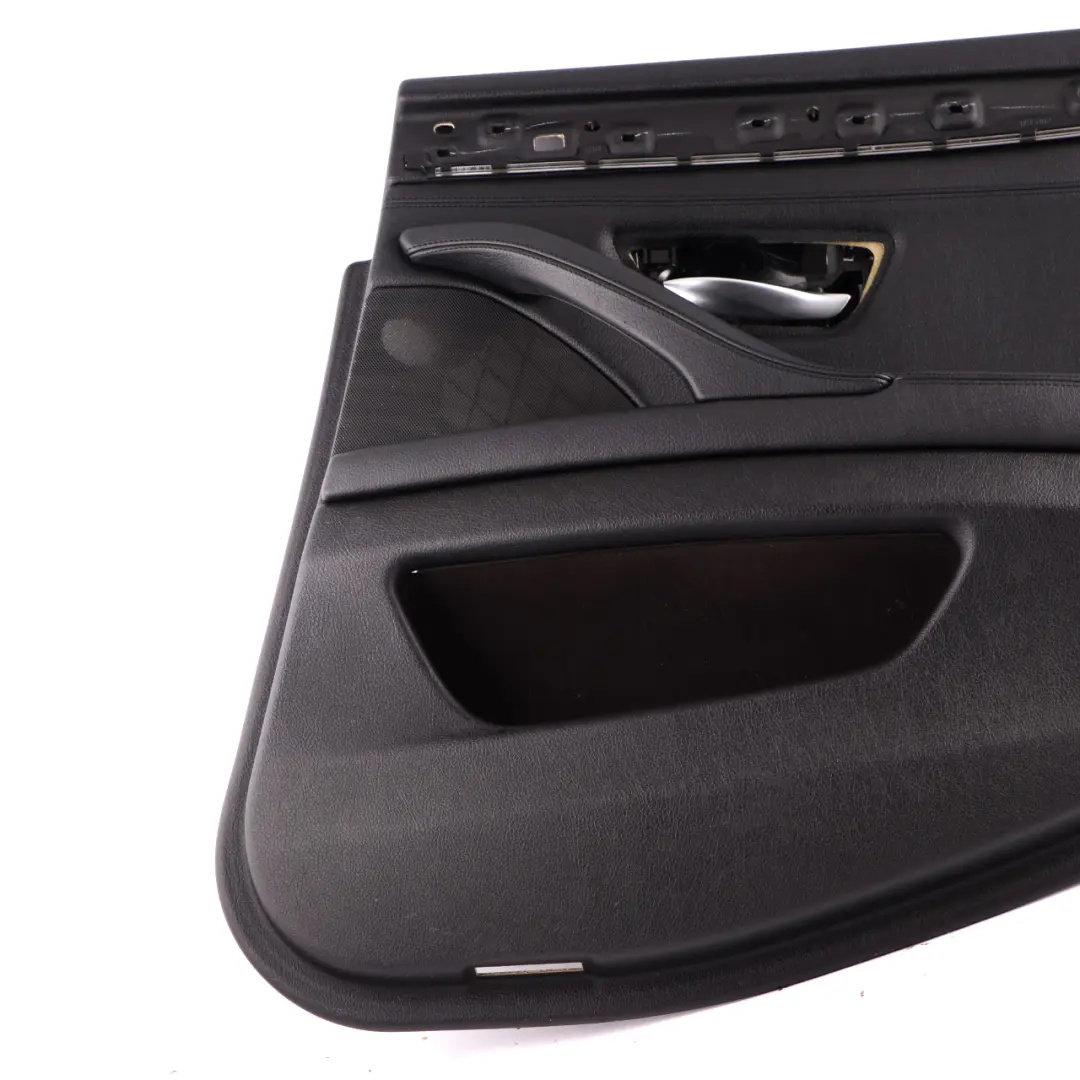 Door Card Rear Right O/S Lining Panel HiFi Leather Black to BMW F10 F11 with Part number 7273304 BMW F10 F11 Door Card Rear Right O/S Lining Panel HiFi Leather Black - SKU 7273304 - Part number 7273304
