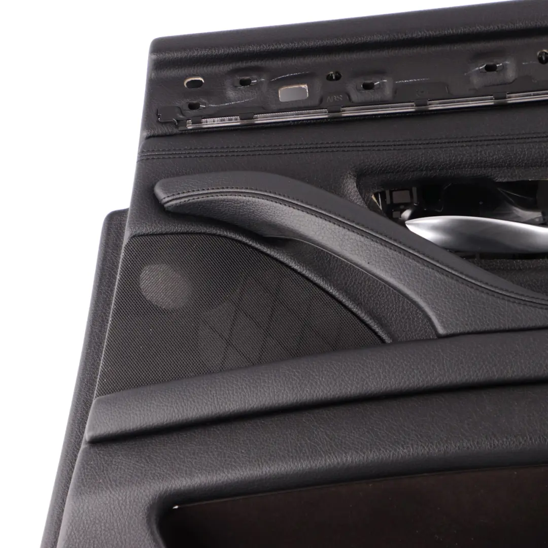 Door Card Rear Right O/S Lining Panel HiFi Leather Black to BMW F10 F11 with Part number 7273304 BMW F10 F11 Door Card Rear Right O/S Lining Panel HiFi Leather Black - SKU 7273304 - Part number 7273304