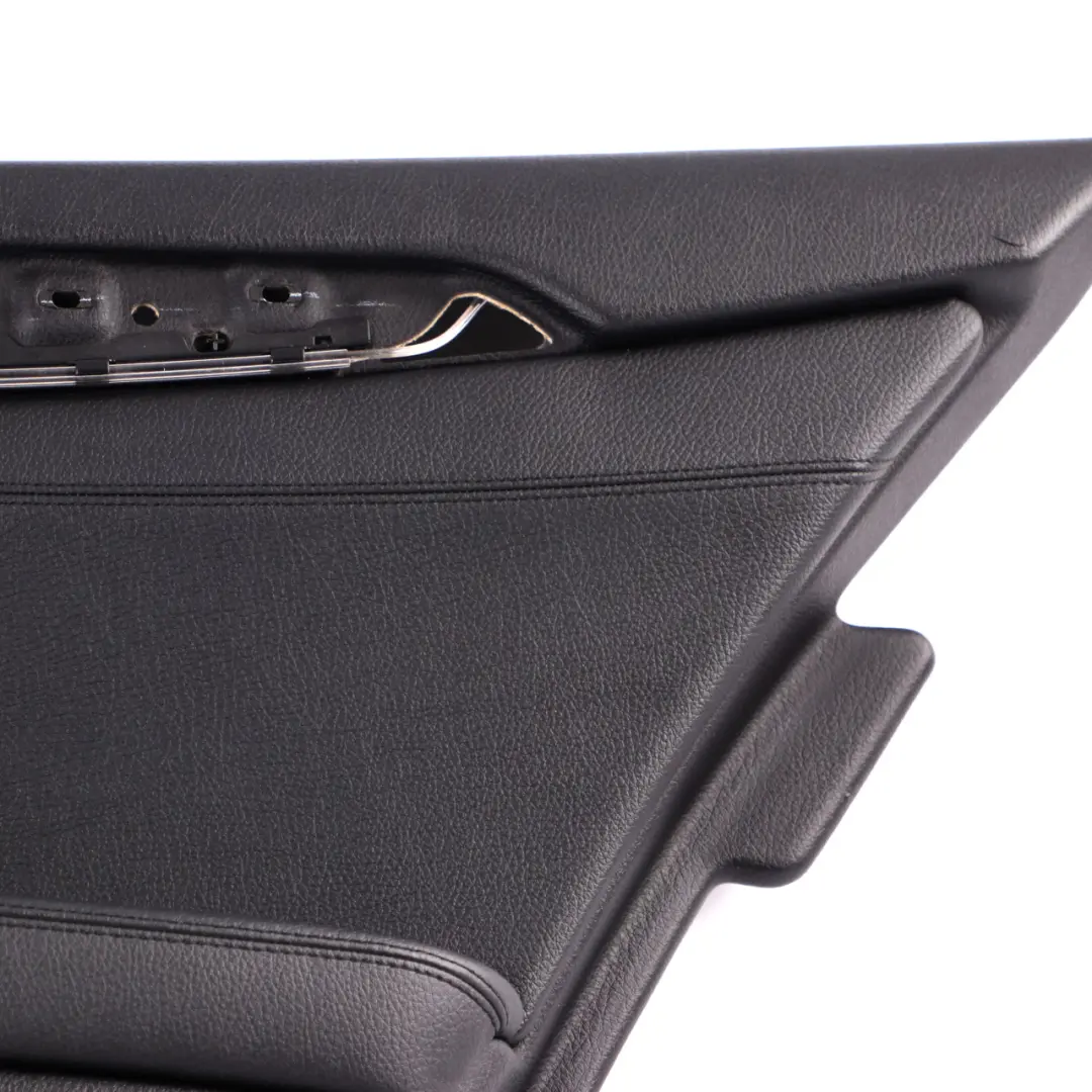 Door Card Rear Right O/S Lining Panel HiFi Leather Black to BMW F10 F11 with Part number 7273304 BMW F10 F11 Door Card Rear Right O/S Lining Panel HiFi Leather Black - SKU 7273304 - Part number 7273304