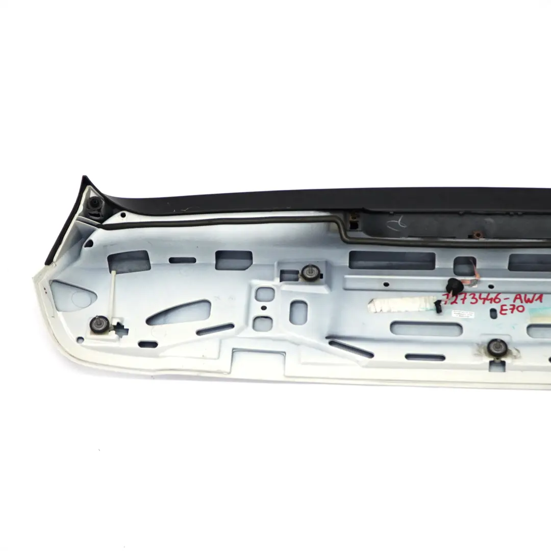  Becquet arrière BMW X5 E70 LCI Alpinweiss Alpine White Blanc - 300 - SKU 7273446-AW1 - Numéro de pièce 7273446
