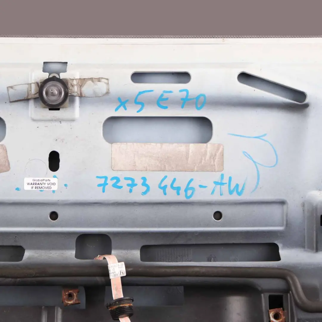 Spoiler BMW X5 E70 LCI Upper Aerial Alpinweiss Alpine White 300 to Rear with Part number 7273446 Rear Spoiler BMW X5 E70 LCI Upper Aerial Alpinweiss Alpine White 300 - SKU 7273446-AW - Part number 7273446