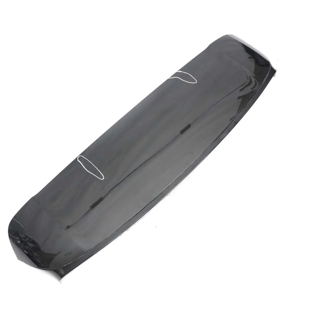 BMW X5 E70 Heckklappe Spoiler Abdeckung Black Sapphire Schwarz - 475 - SKU 7273446-BS - Teilenummer 7273446