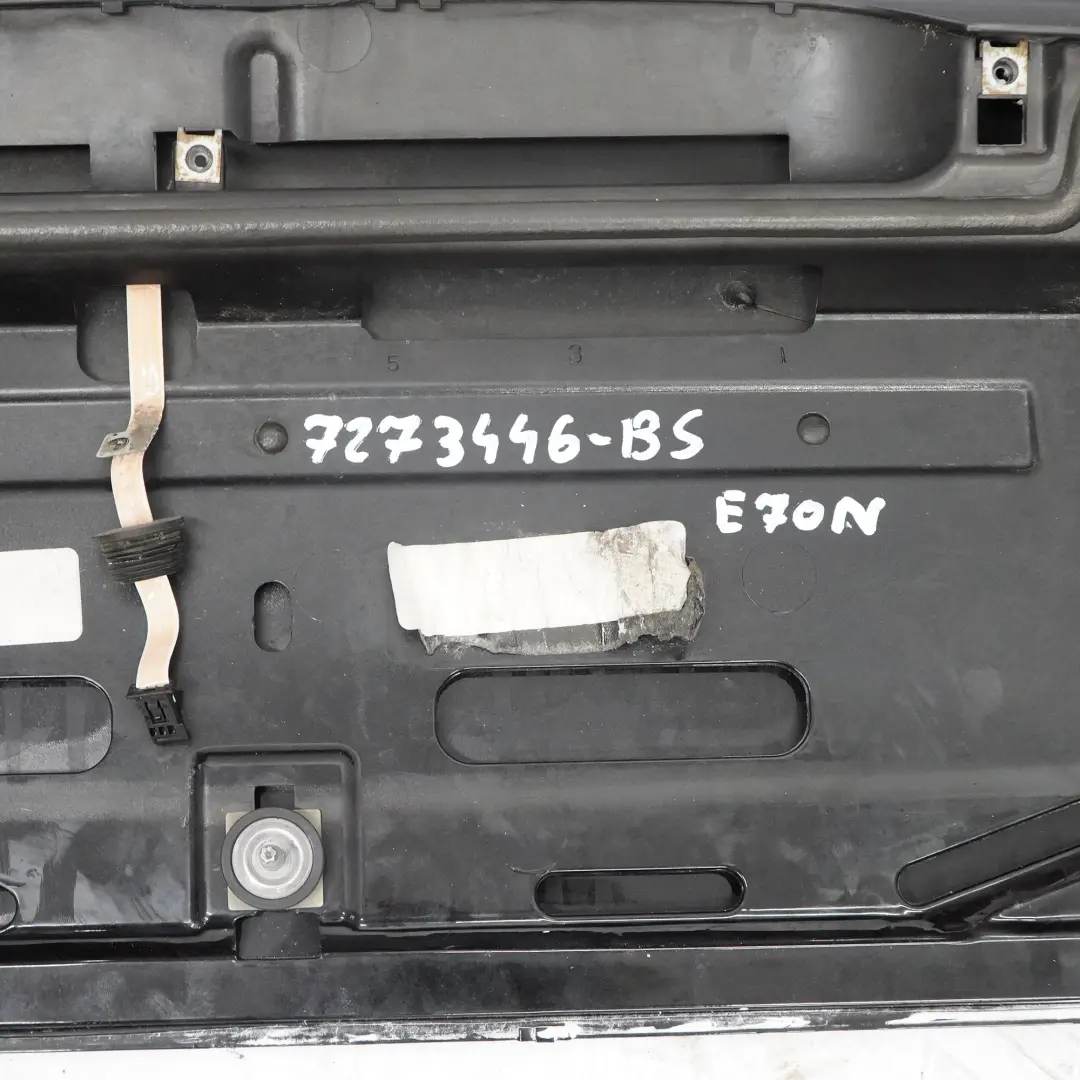 Spoiler BMW X5 E70 LCI Upper Aerial Black Sapphire Metallic - 475 to Rear with Part number 7273446 Rear Spoiler BMW X5 E70 LCI Upper Aerial Black Sapphire Metallic - 475 - SKU 7273446-BS - Part number 7273446