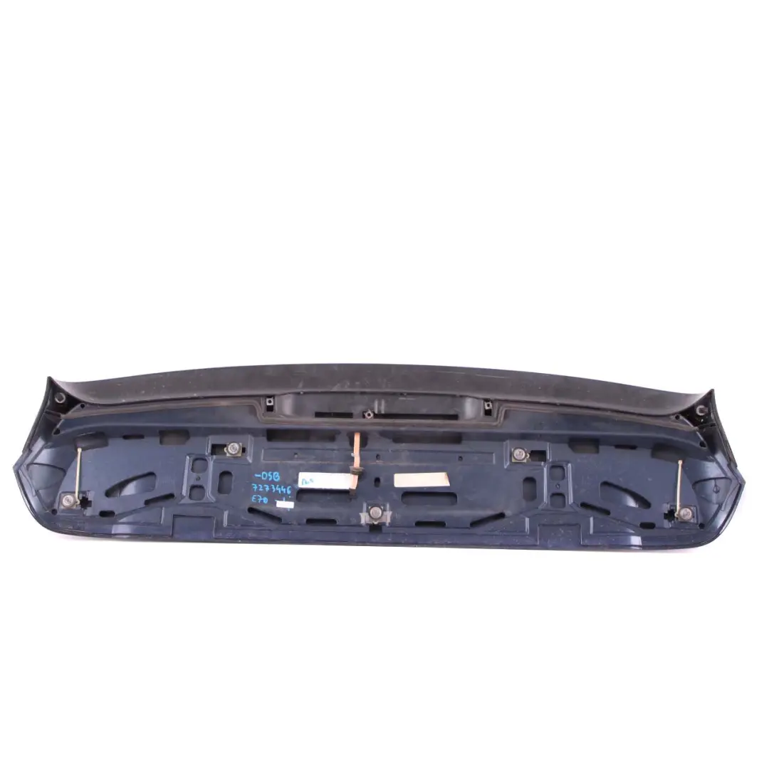 Rear Spoiler BMW X5 E70 LCI Upper Aerial Tiefseeblau Metallic Deep Sea Blue A76 - SKU 7273446-DSB - Part number 0430325