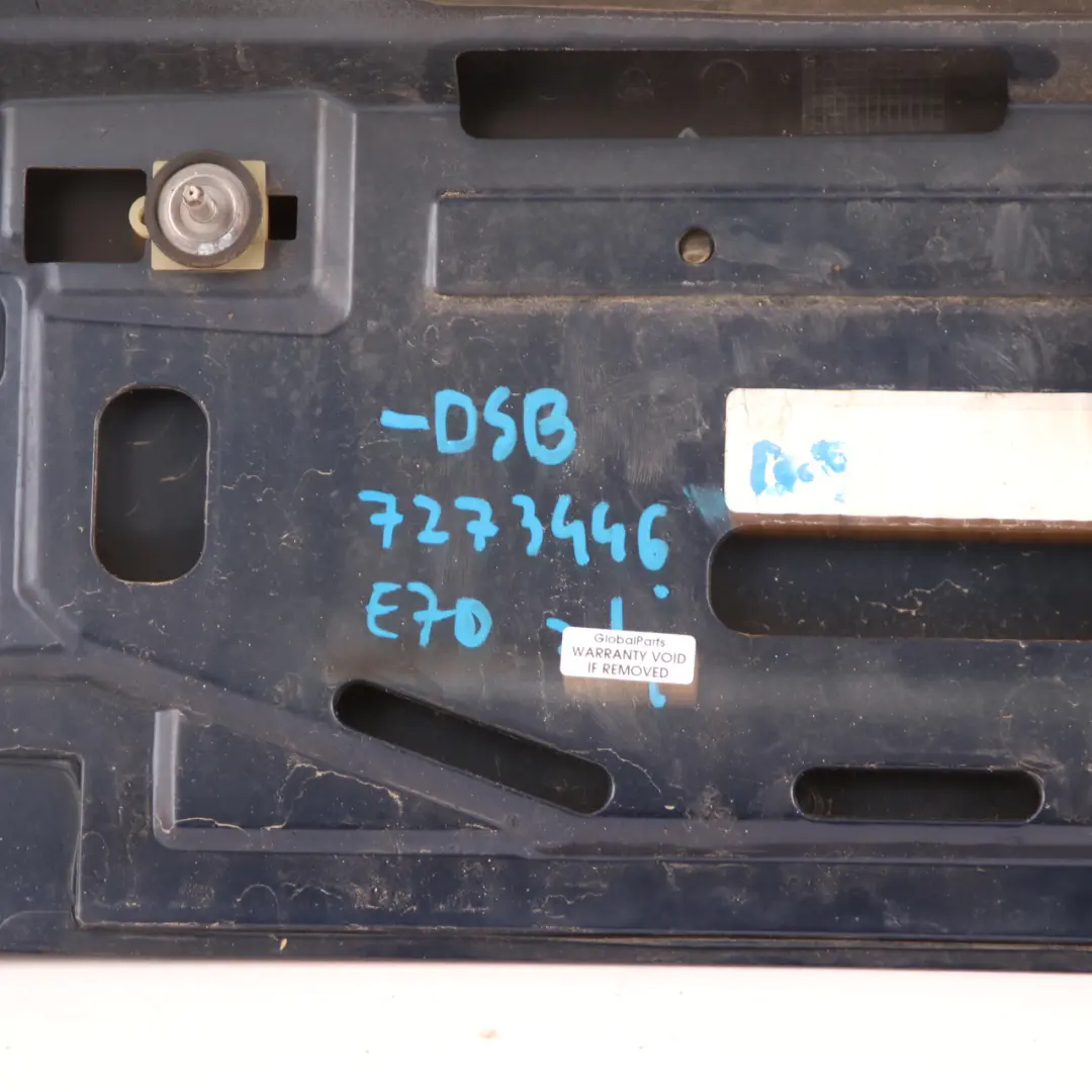  Becquet Arrière BMW X5 E70 LCI Upper Aerial Metallic Deep Sea Blue A76 - SKU 7273446-DSB - Numéro de pièce 0430325