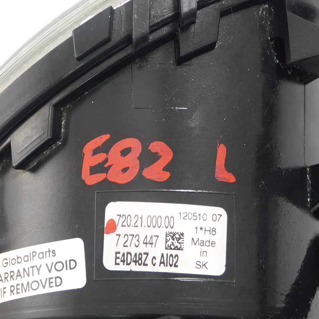 BMW E82 E88 Phare Antibrouillard Pare-chocs Avant Gauche - SKU 7273447 - Numéro de pièce 7273447