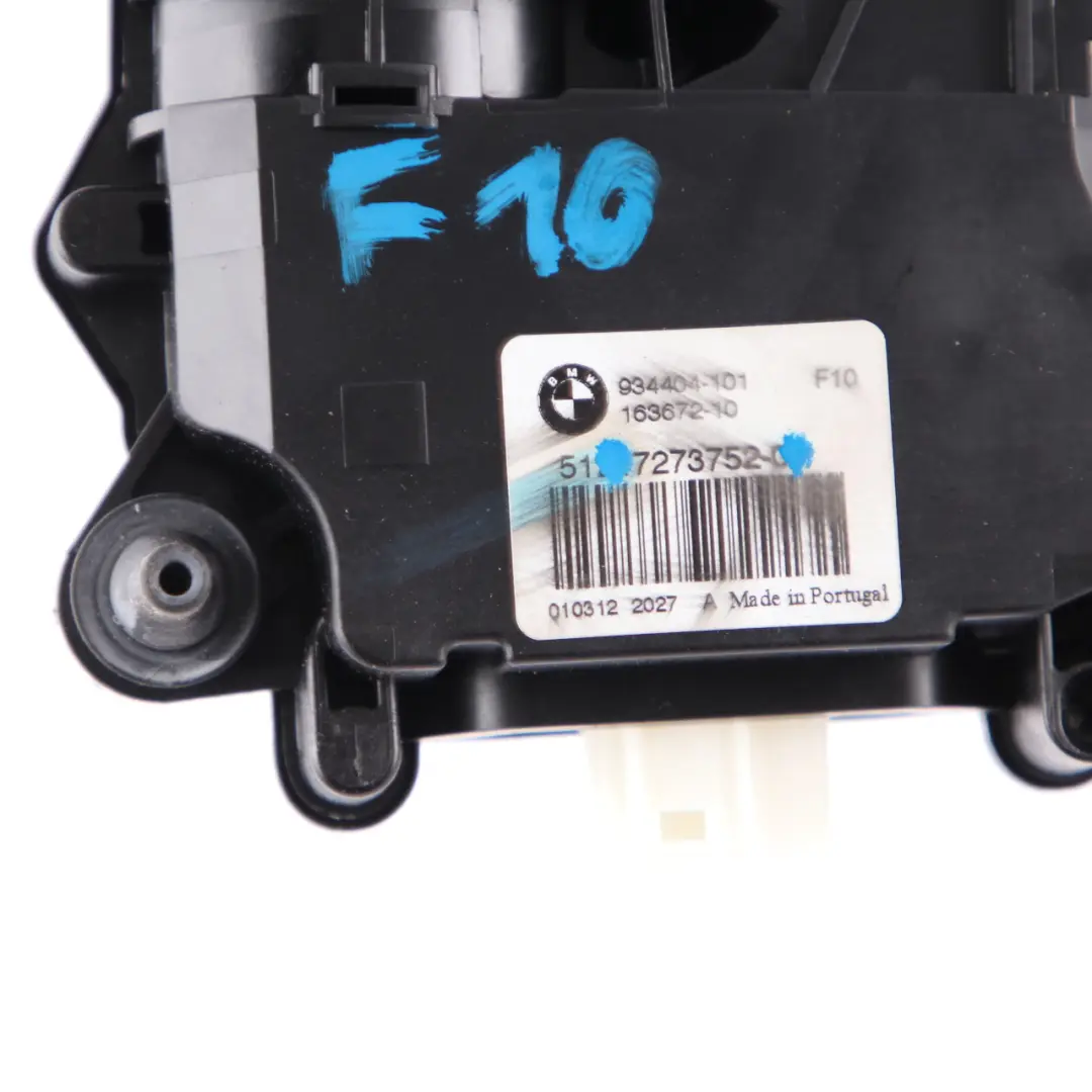 Unidad de control accionamiento del bloqueo eléctrico puerta trasera para BMW F10 con número de pieza 7273752 BMW F10 Unidad de control accionamiento del bloqueo eléctrico puerta trasera - SKU 7273752 - Número de pieza 7273752