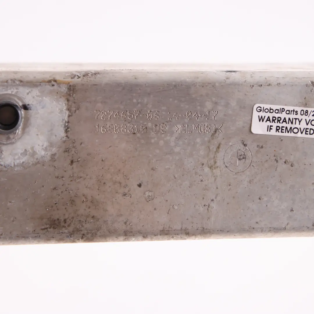 Refuerzo Parachoques Delantero Izquierdo Portabarras para BMW X3 F25 con número de pieza 7274657 BMW X3 F25 Refuerzo Parachoques Delantero Izquierdo Portabarras - SKU 7274657 - Número de pieza 7274657