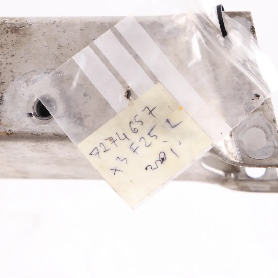 Refuerzo Parachoques Delantero Izquierdo Portabarras para BMW X3 F25 con número de pieza 7274657 BMW X3 F25 Refuerzo Parachoques Delantero Izquierdo Portabarras - SKU 7274657 - Número de pieza 7274657