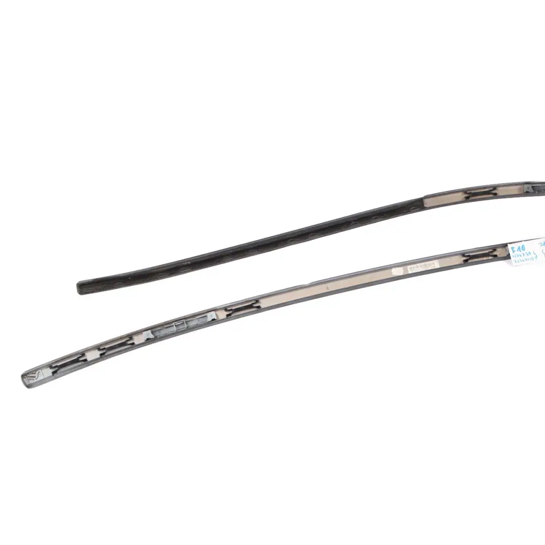 BMW F10 Roof Moulding Strip Left Right Gutter Rail Trim Set Spacegrau A52 - SKU 7274739-SCG - Part number 7274739