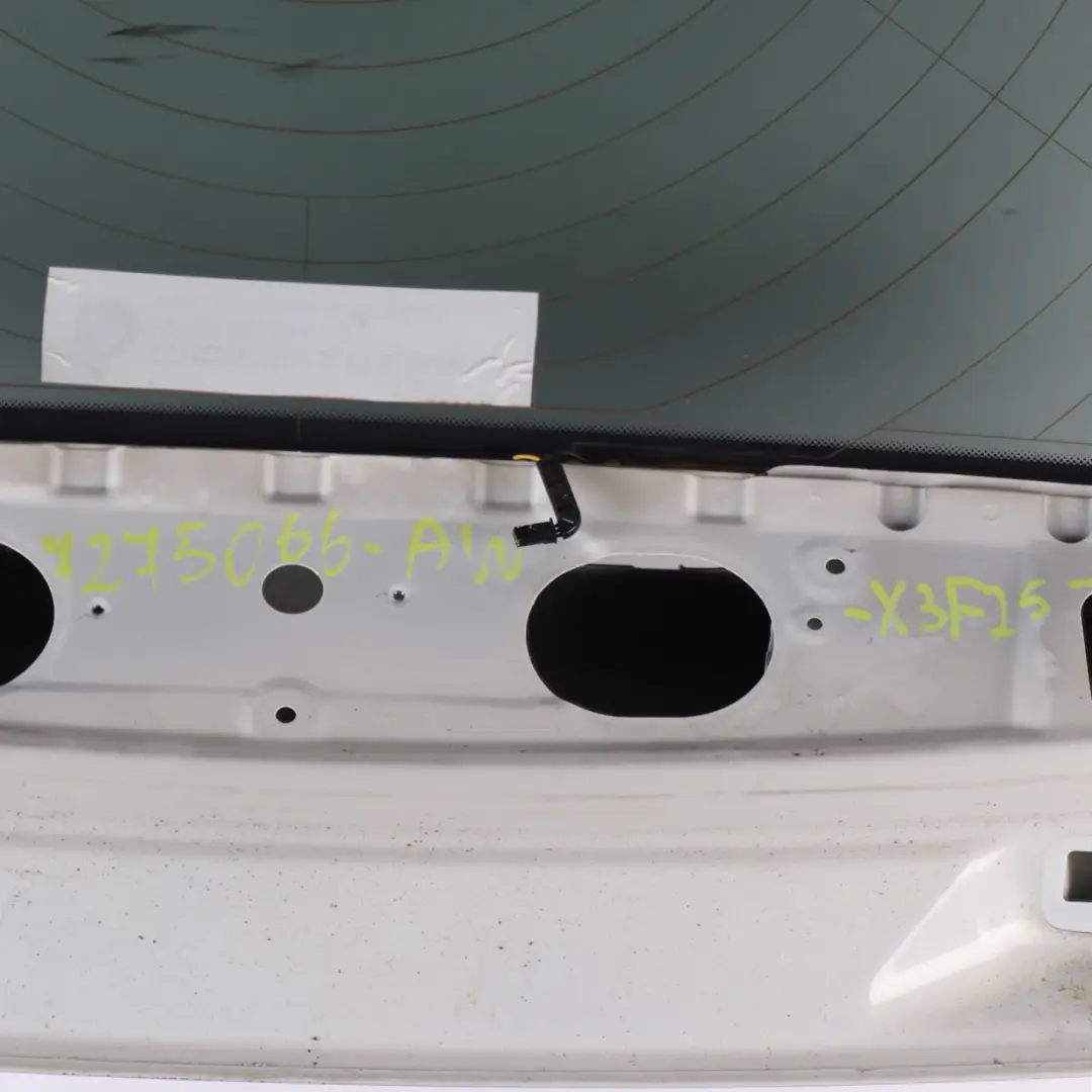 BMW X3 F25 Boot Trunk Lid Rear Tailgate Lid Panel Alpinweiss Alpine White - 300 - SKU 7275066-AW - Part number 7275066