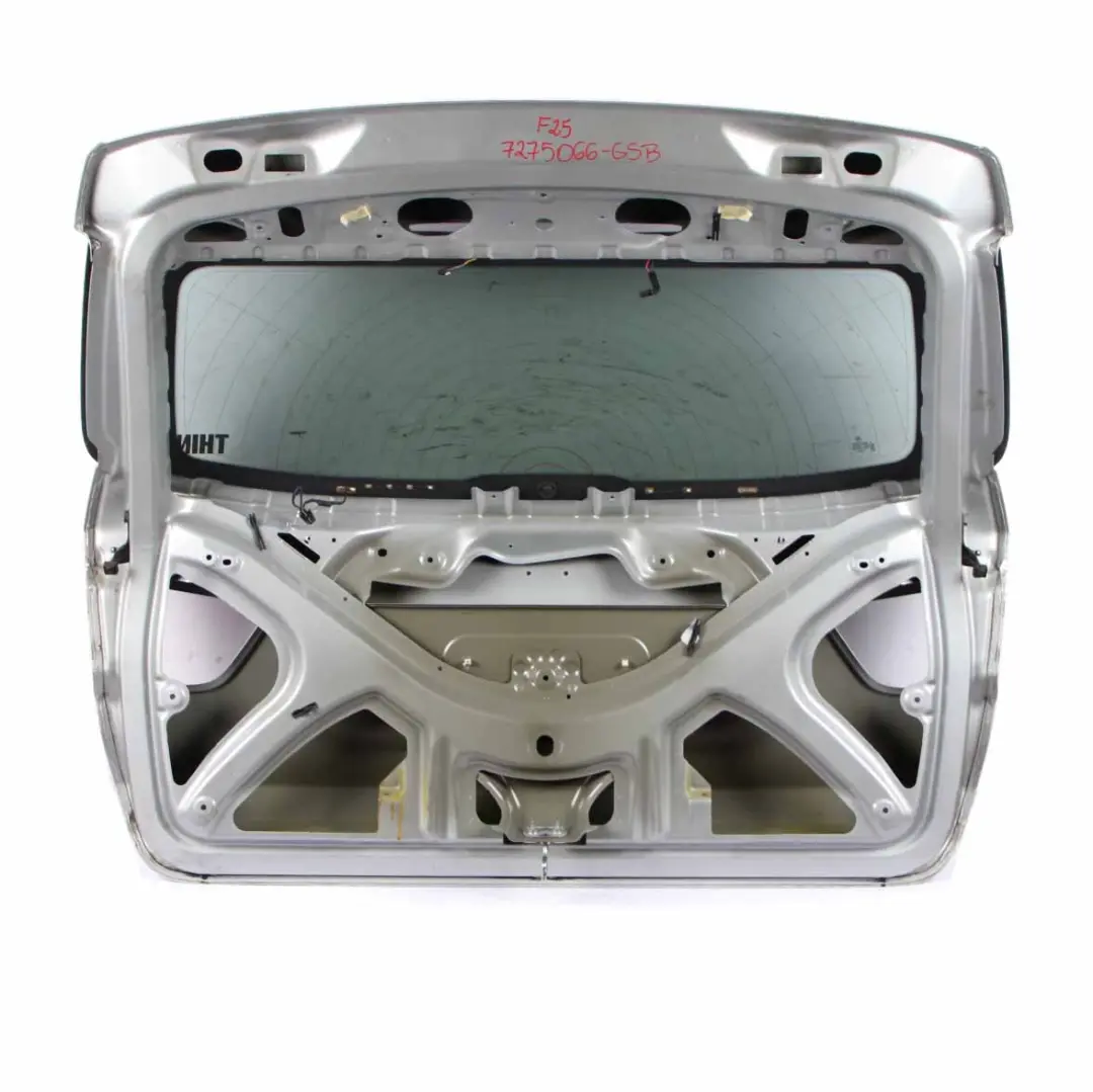 BMW X3 F25 Boot Trunk Lid Rear Tailgate Lid Panel Glacier Silver Metallic - A83 - SKU 7275066-GSB - Part number 7275066