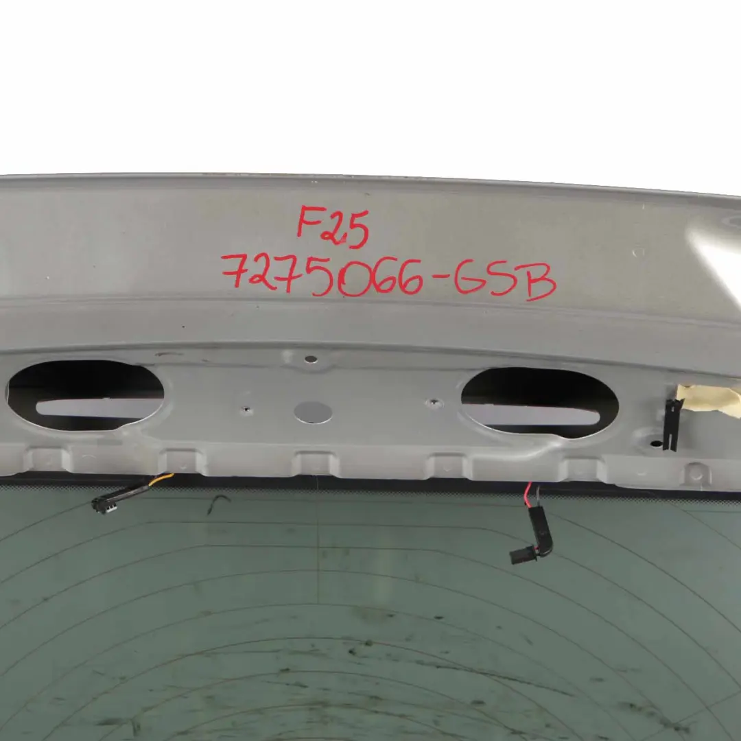 Boot Trunk Lid Rear Tailgate Lid Panel Glacier Silver Metallic - A83 to BMW X3 F25 with Part number 7275066 BMW X3 F25 Boot Trunk Lid Rear Tailgate Lid Panel Glacier Silver Metallic - A83 - SKU 7275066-GSB - Part number 7275066