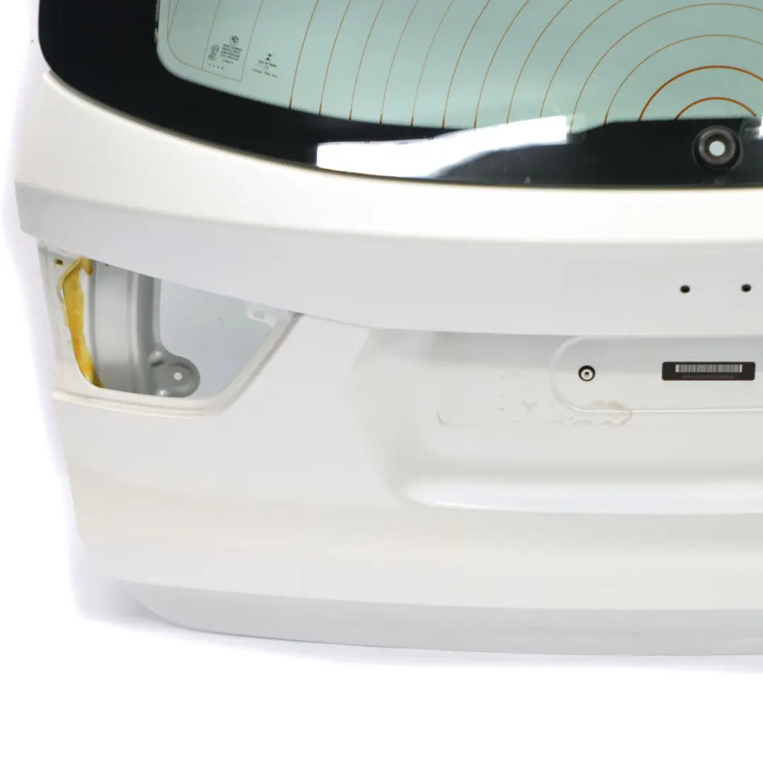 Boot Trunk Lid Rear Tailgate Lid Panel Mineral White Metallic - A96 to BMW X3 F25 with Part number 7275066 BMW X3 F25 Boot Trunk Lid Rear Tailgate Lid Panel Mineral White Metallic - A96 - SKU 7275066-MW - Part number 7275066