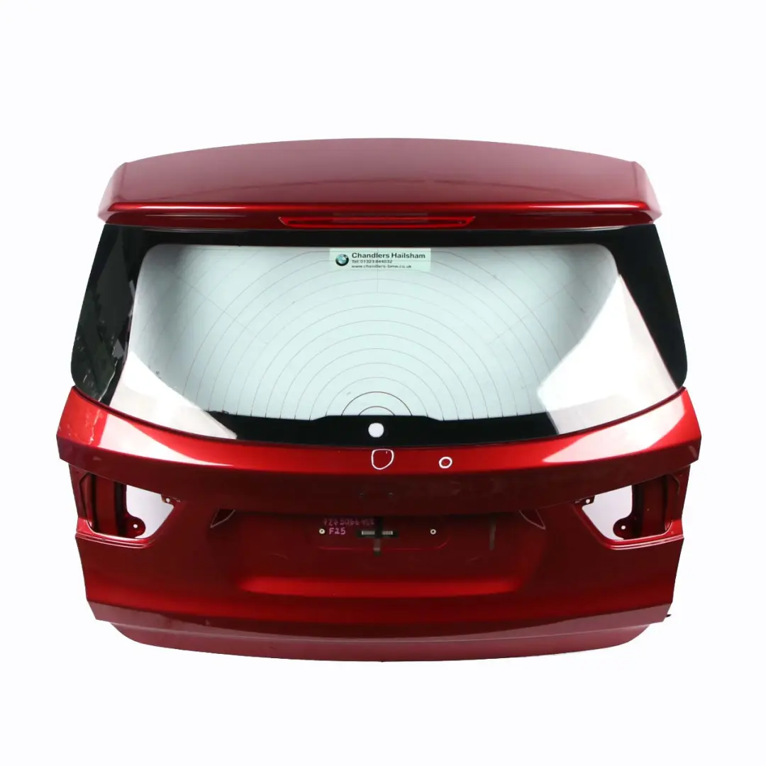 Boot Trunk Lid Rear Tailgate Lid Panel Vermilionrot Red Metallic A82 to BMW X3 F25 with Part number 7275066 BMW X3 F25 Boot Trunk Lid Rear Tailgate Lid Panel Vermilionrot Red Metallic A82 - SKU 7275066-VER - Part number 7275066