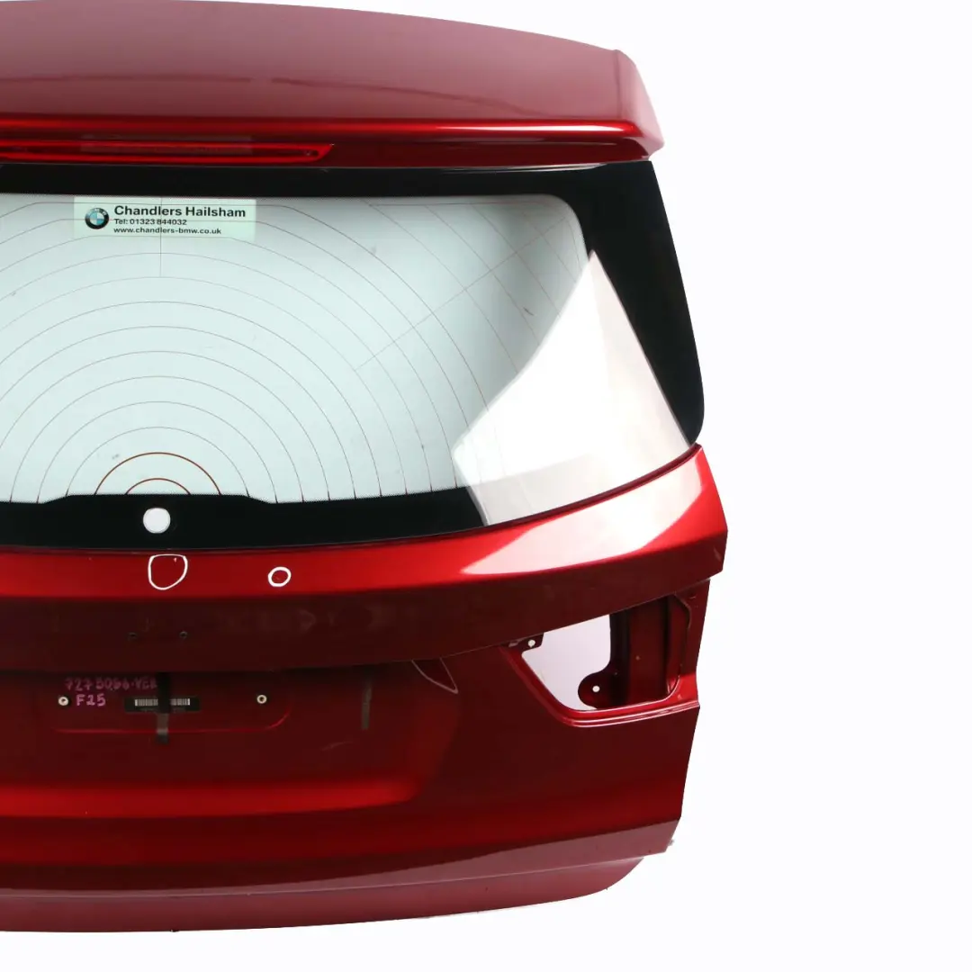 Boot Trunk Lid Rear Tailgate Lid Panel Vermilionrot Red Metallic A82 to BMW X3 F25 with Part number 7275066 BMW X3 F25 Boot Trunk Lid Rear Tailgate Lid Panel Vermilionrot Red Metallic A82 - SKU 7275066-VER - Part number 7275066