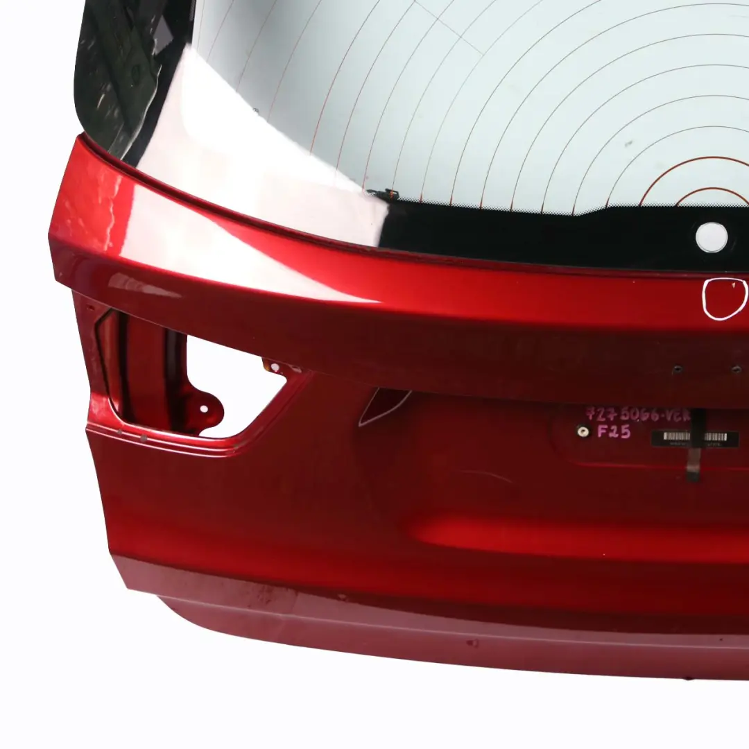 Boot Trunk Lid Rear Tailgate Lid Panel Vermilionrot Red Metallic A82 to BMW X3 F25 with Part number 7275066 BMW X3 F25 Boot Trunk Lid Rear Tailgate Lid Panel Vermilionrot Red Metallic A82 - SKU 7275066-VER - Part number 7275066
