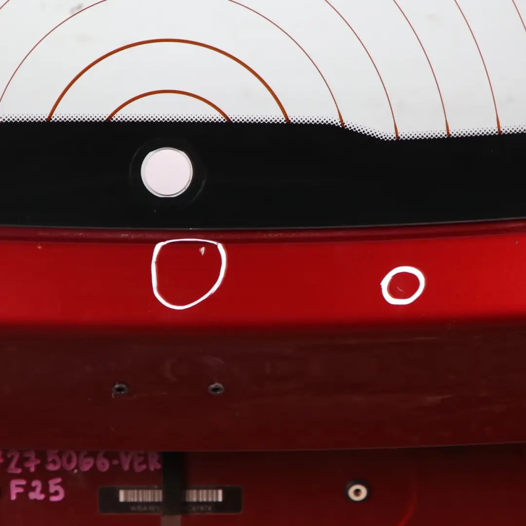 Boot Trunk Lid Rear Tailgate Lid Panel Vermilionrot Red Metallic A82 to BMW X3 F25 with Part number 7275066 BMW X3 F25 Boot Trunk Lid Rear Tailgate Lid Panel Vermilionrot Red Metallic A82 - SKU 7275066-VER - Part number 7275066