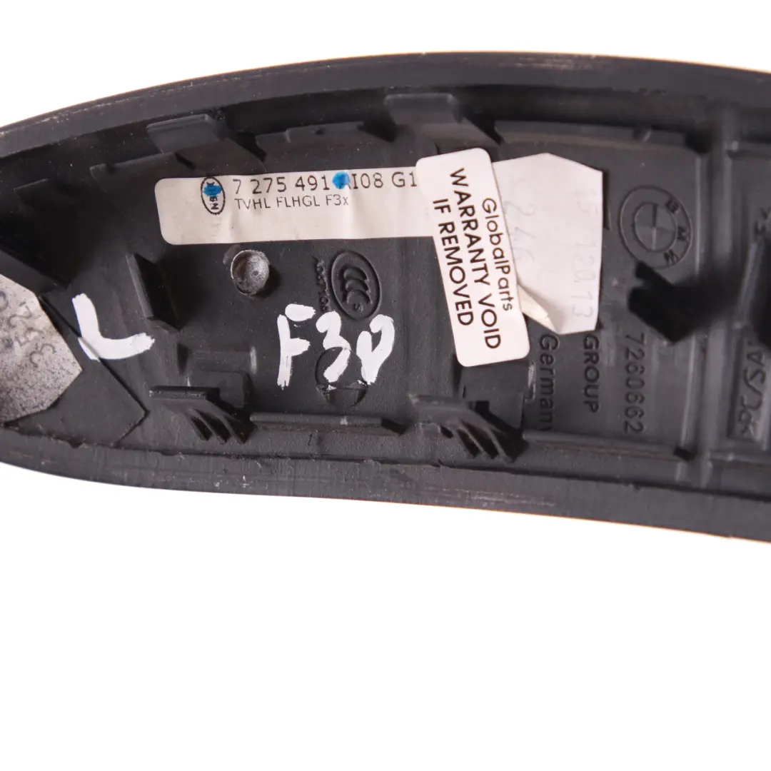 Tirador De Puerta Izquierdo Fineline Wood Antracita para BMW F30 F31 F32 con número de pieza 7275491 BMW F30 F31 F32 Tirador De Puerta Izquierdo Fineline Wood Antracita - SKU 7275491 - Número de pieza 7275491