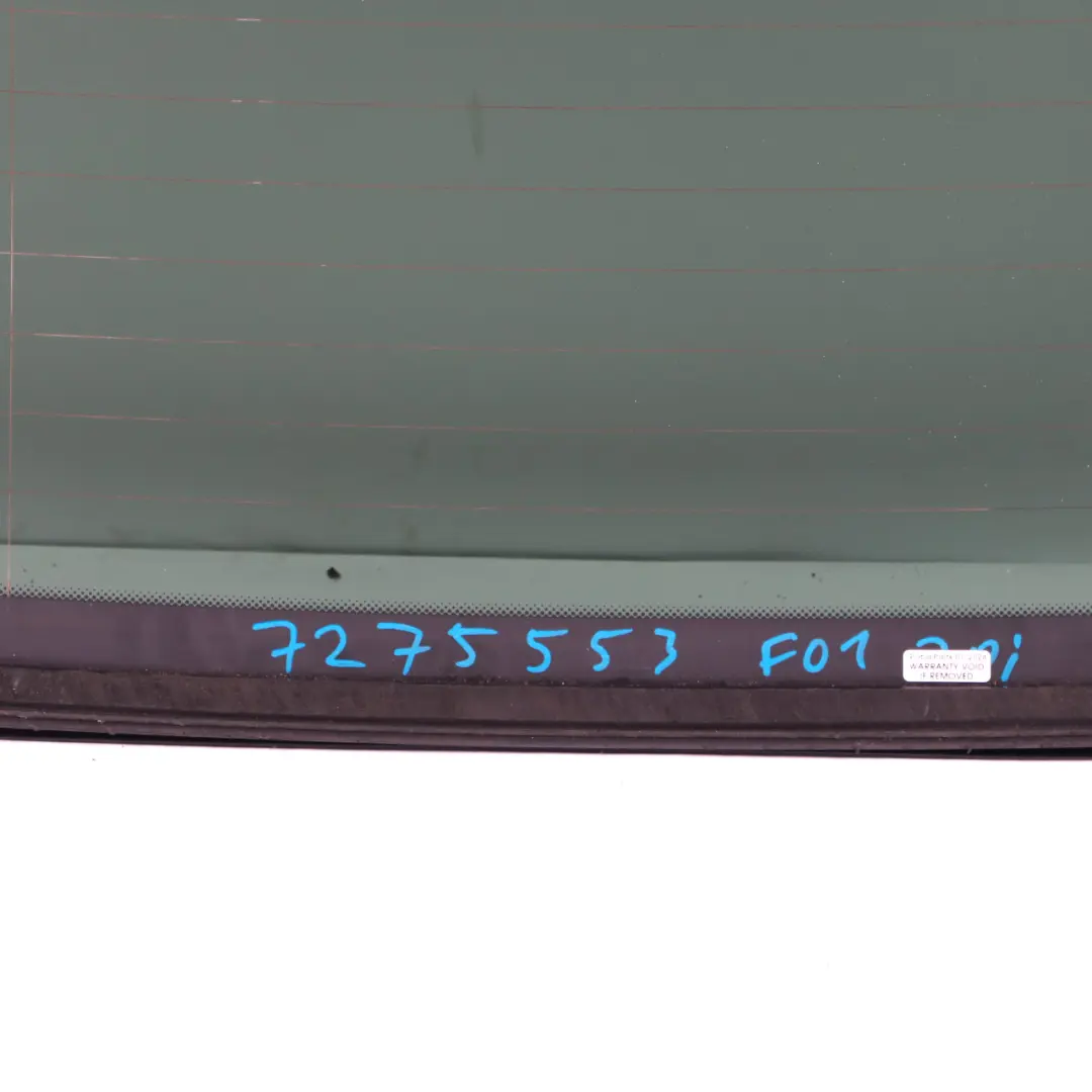 BMW F01 AS3 Szyba Przyciemniana Tył Tylna - SKU 7275553 - Numer Części 7275553