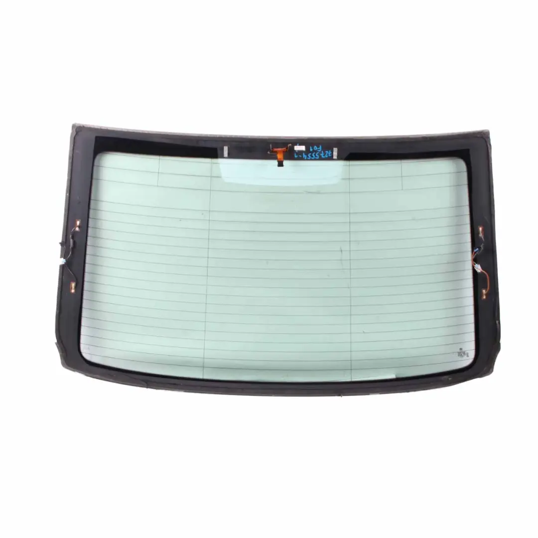 Window Glass BMW F01 AS2 Green Glass Glazing Panel to Rear with Part number 7275554 Rear Window Glass BMW F01 AS2 Green Glass Glazing Panel - SKU 7275554-1 - Part number 7275554