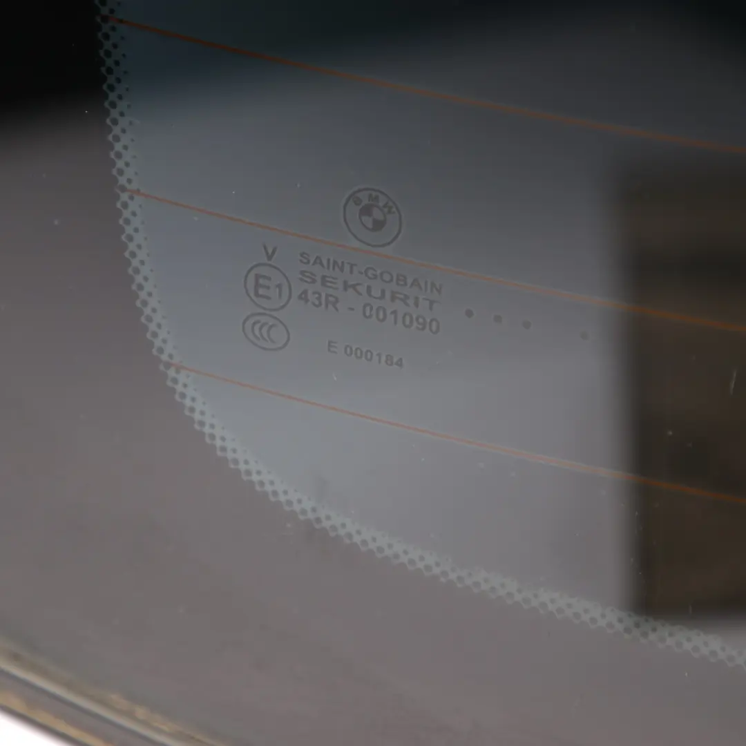 Window Glass BMW F01 AS2 Tinted Foiled Glass Glazing Panel to Rear with Part number 7275554 Rear Window Glass BMW F01 AS2 Tinted Foiled Glass Glazing Panel - SKU 7275554 - Part number 7275554