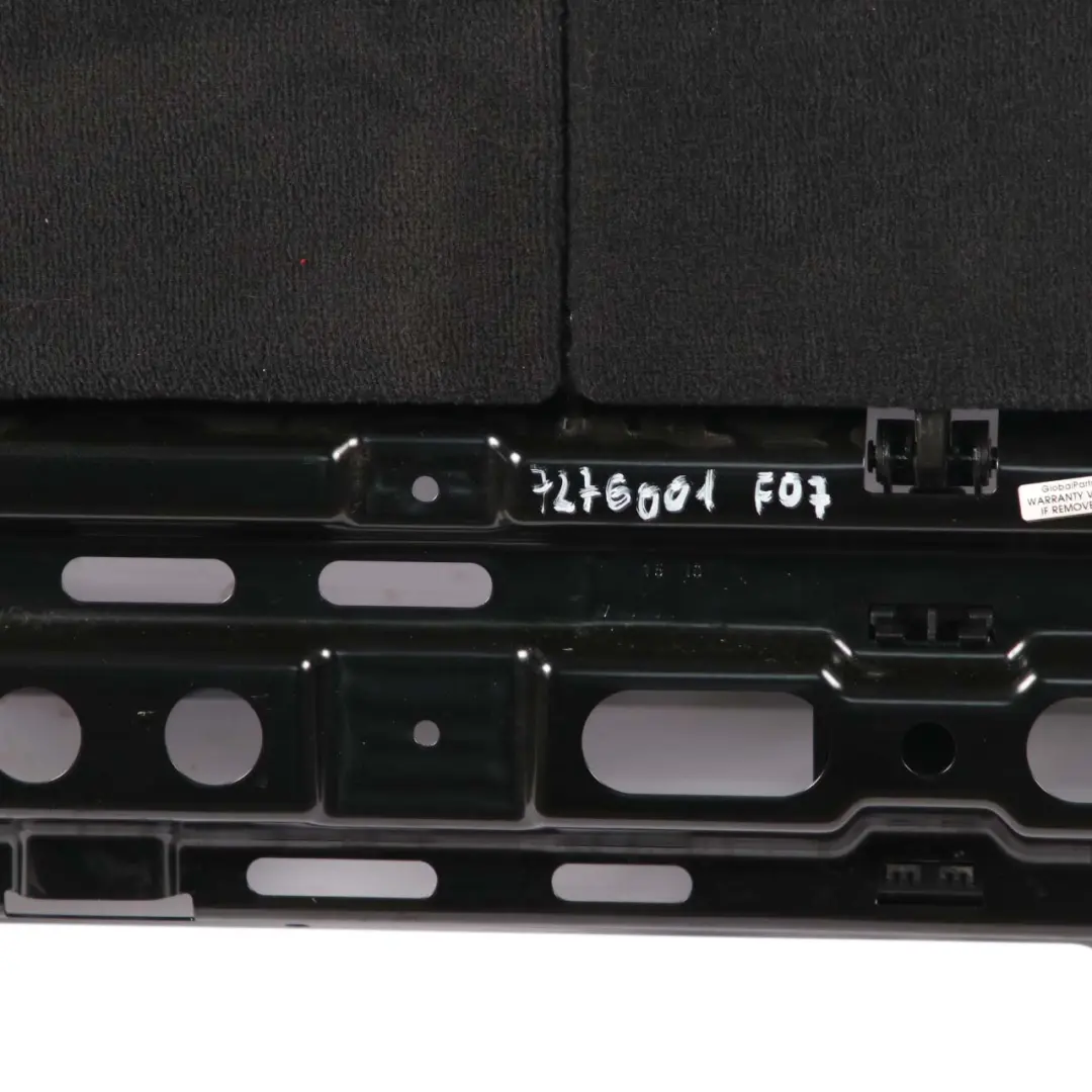 Separador Asiento Trasero BMW F07 Almacenamiento Pared Panel Cubierta para con número de pieza 7276001 Separador Asiento Trasero BMW F07 Almacenamiento Pared Panel Cubierta - SKU 7276001 - Número de pieza 7276001