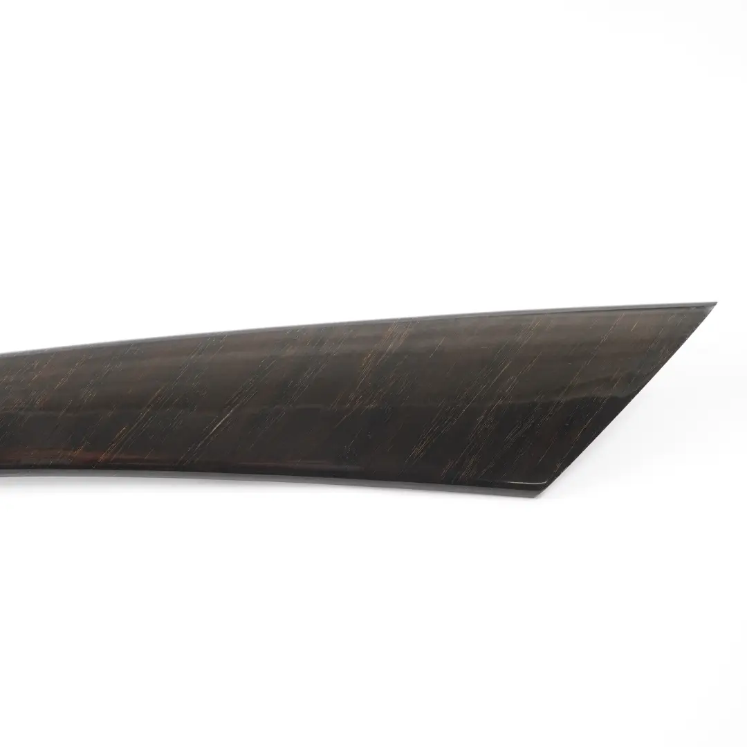 BMW F12 F13 Zierleiste hinten links Seitenwand Holz Eiche glänzend - SKU 7276229 - Teilenummer 7276229