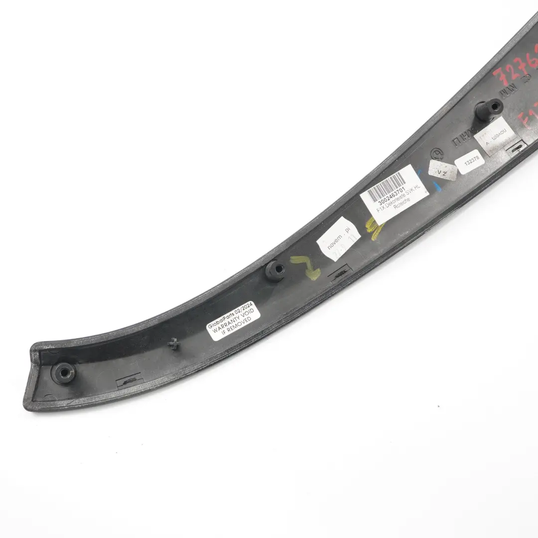 BMW F12 F13 Zierleiste hinten links Seitenwand Holz Eiche glänzend - SKU 7276229 - Teilenummer 7276229