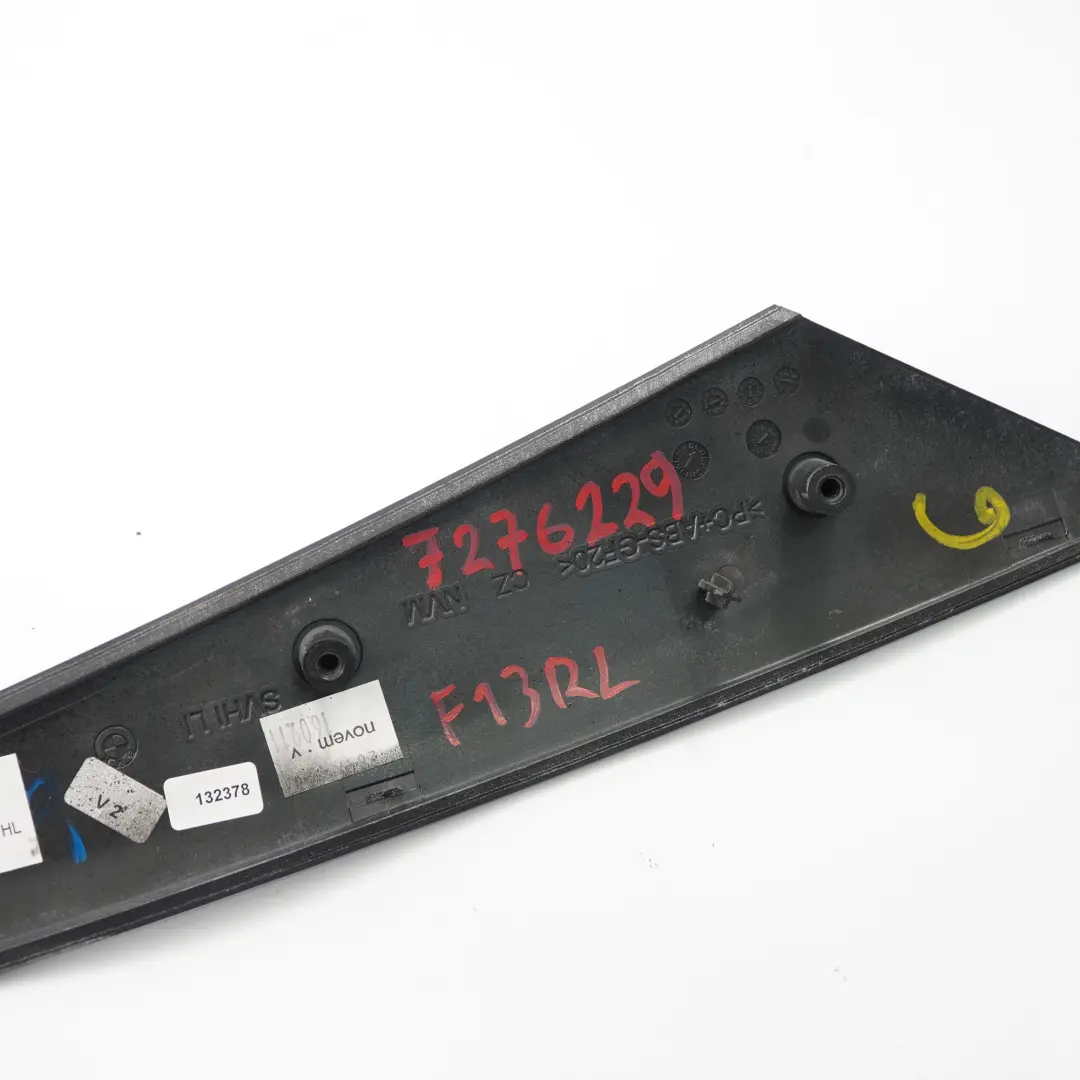 BMW F12 F13 Zierleiste hinten links Seitenwand Holz Eiche glänzend - SKU 7276229 - Teilenummer 7276229